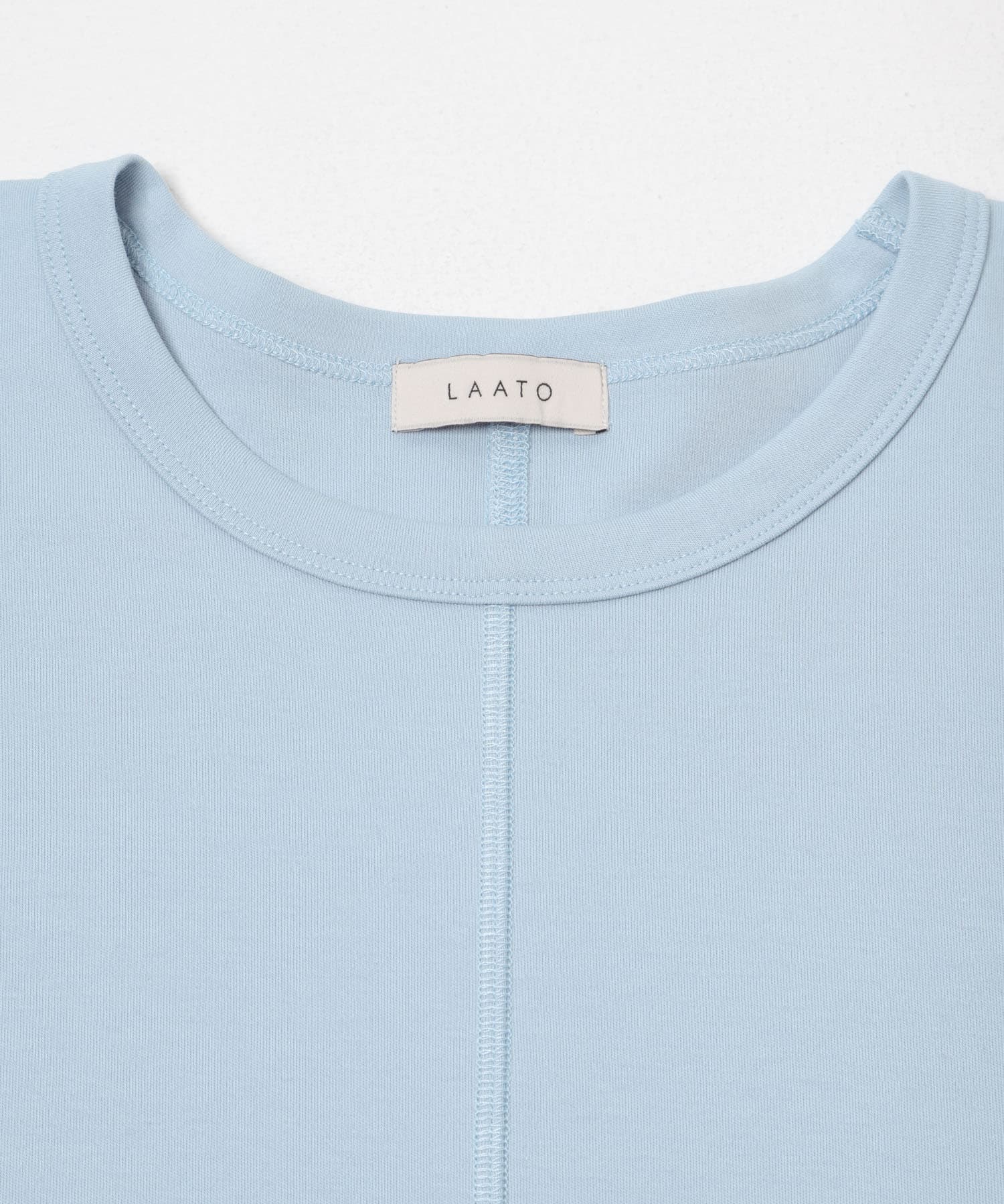 puff shoulder big tee スカイ Free