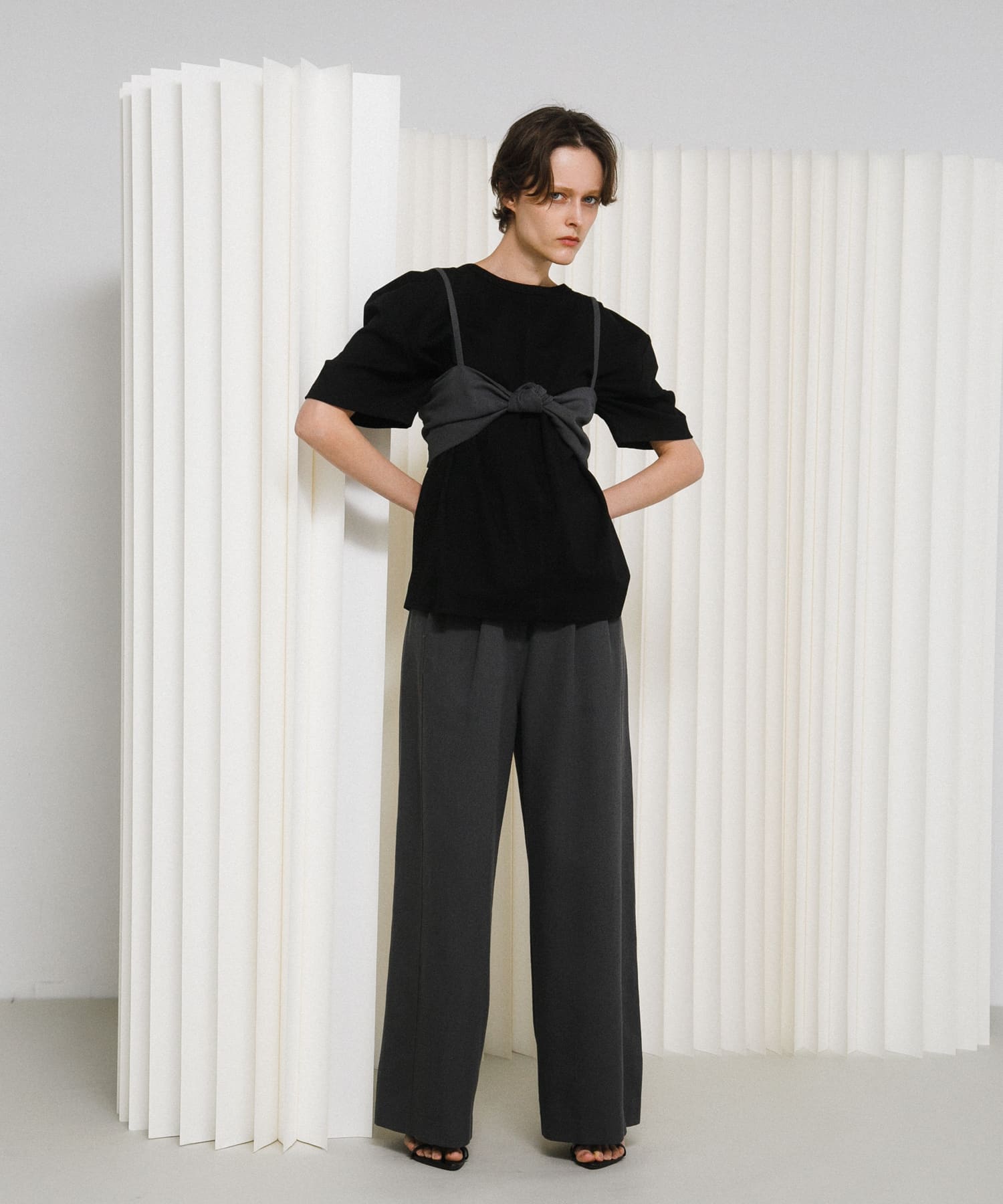 puff shoulder big tee