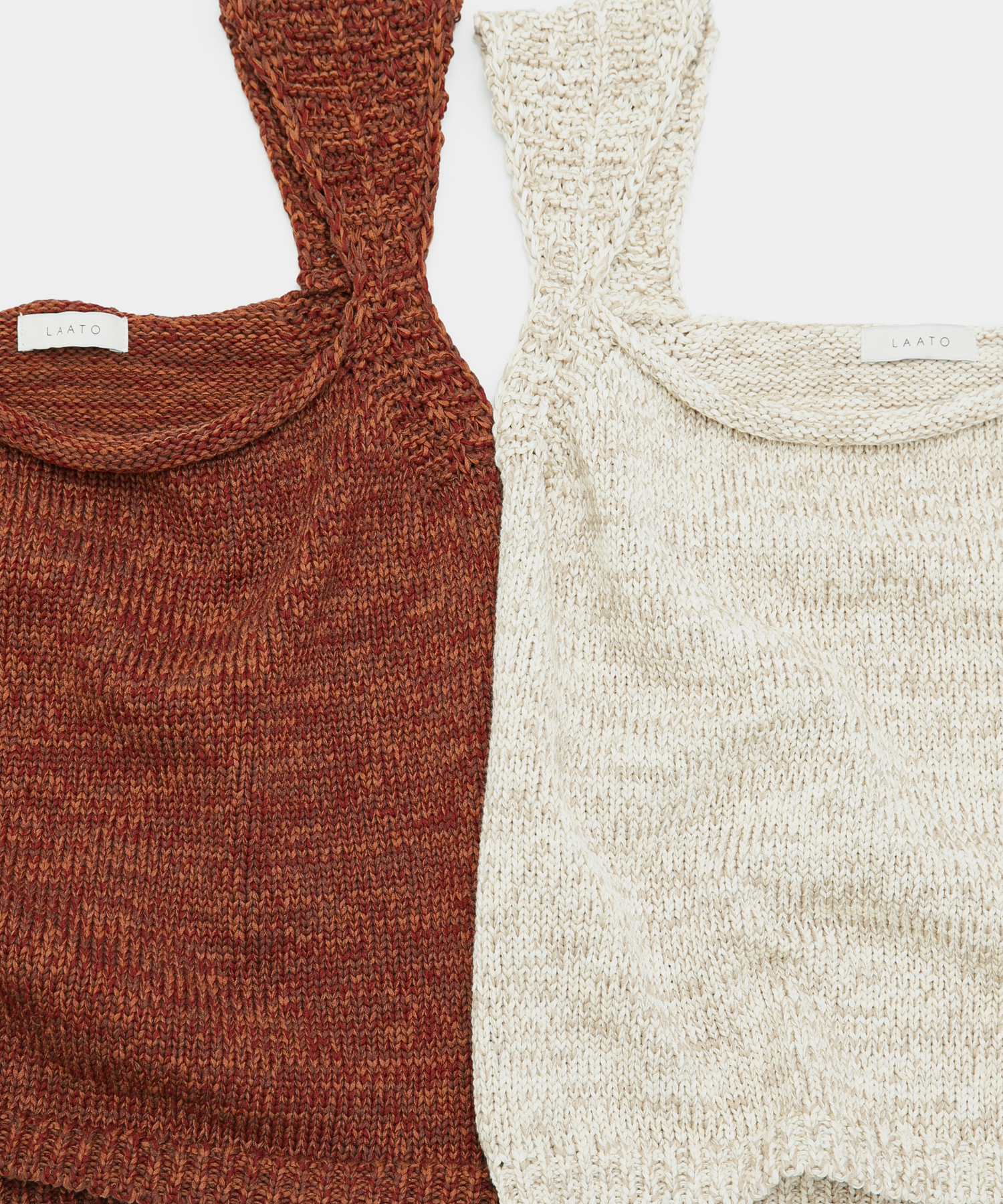 knit tank top クリーム Free