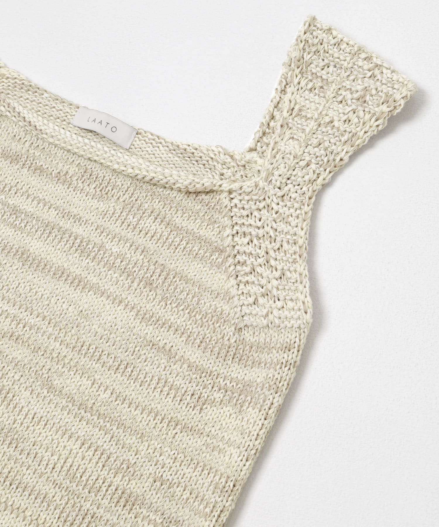 knit tank top クリーム Free