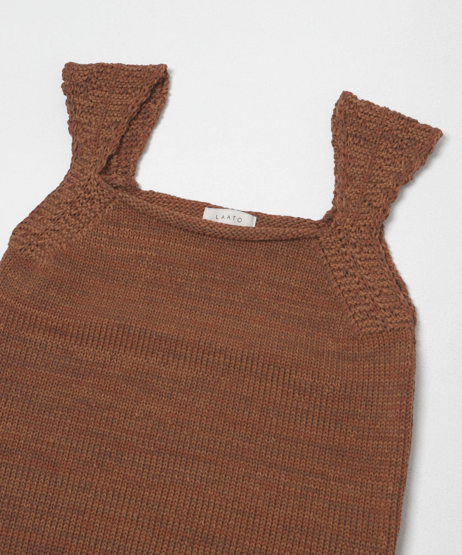 knit tank top サンゴ Free