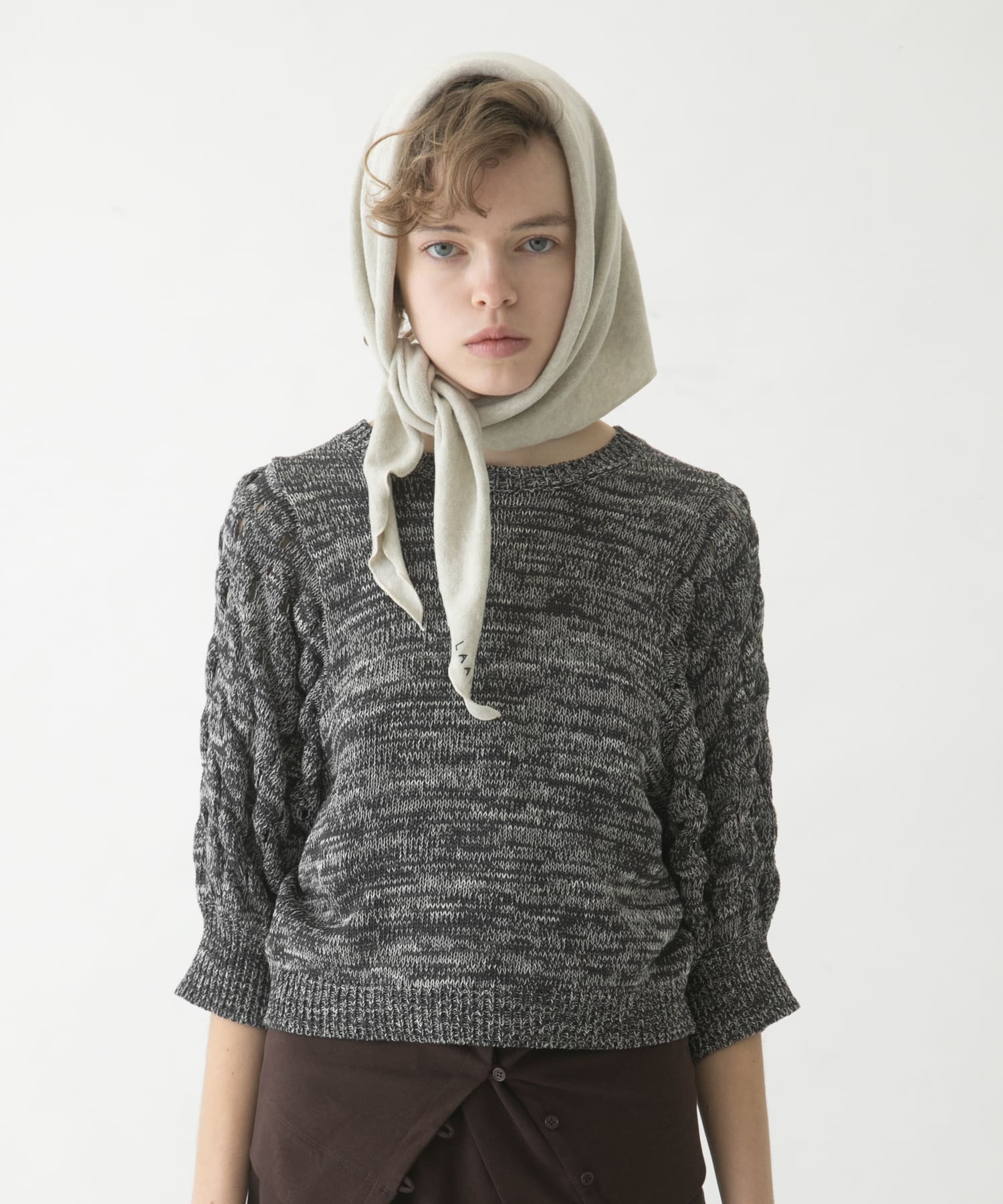 lantern sleeve knit
