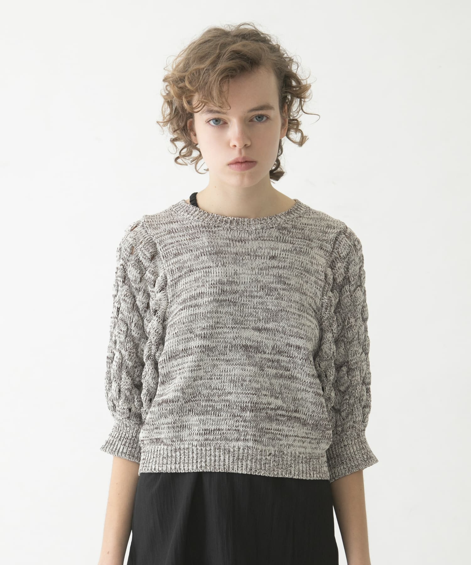 lantern sleeve knit