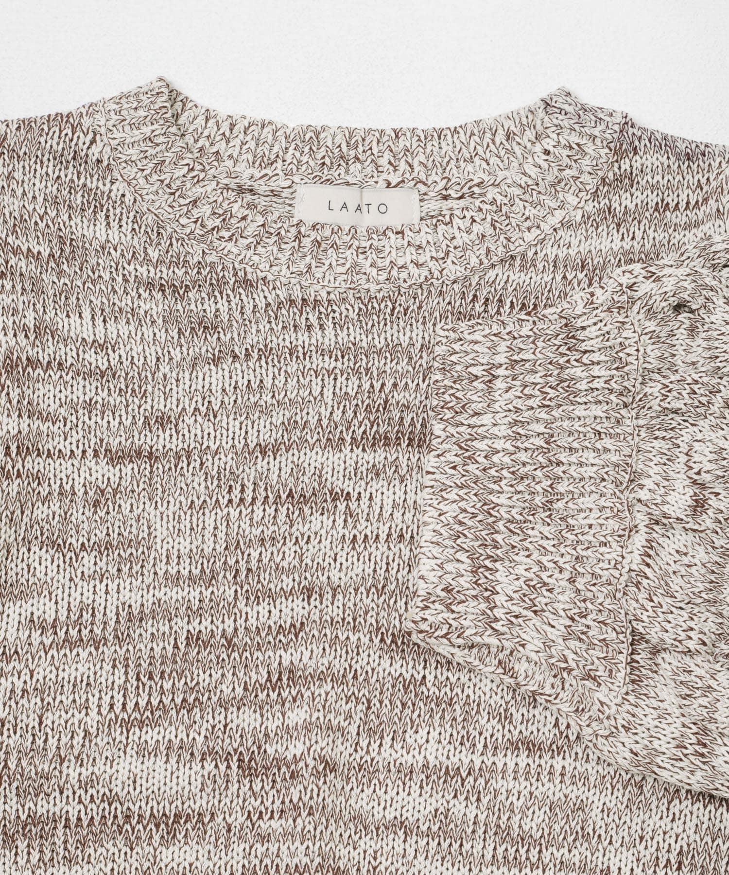 lantern sleeve knit バニラ Free