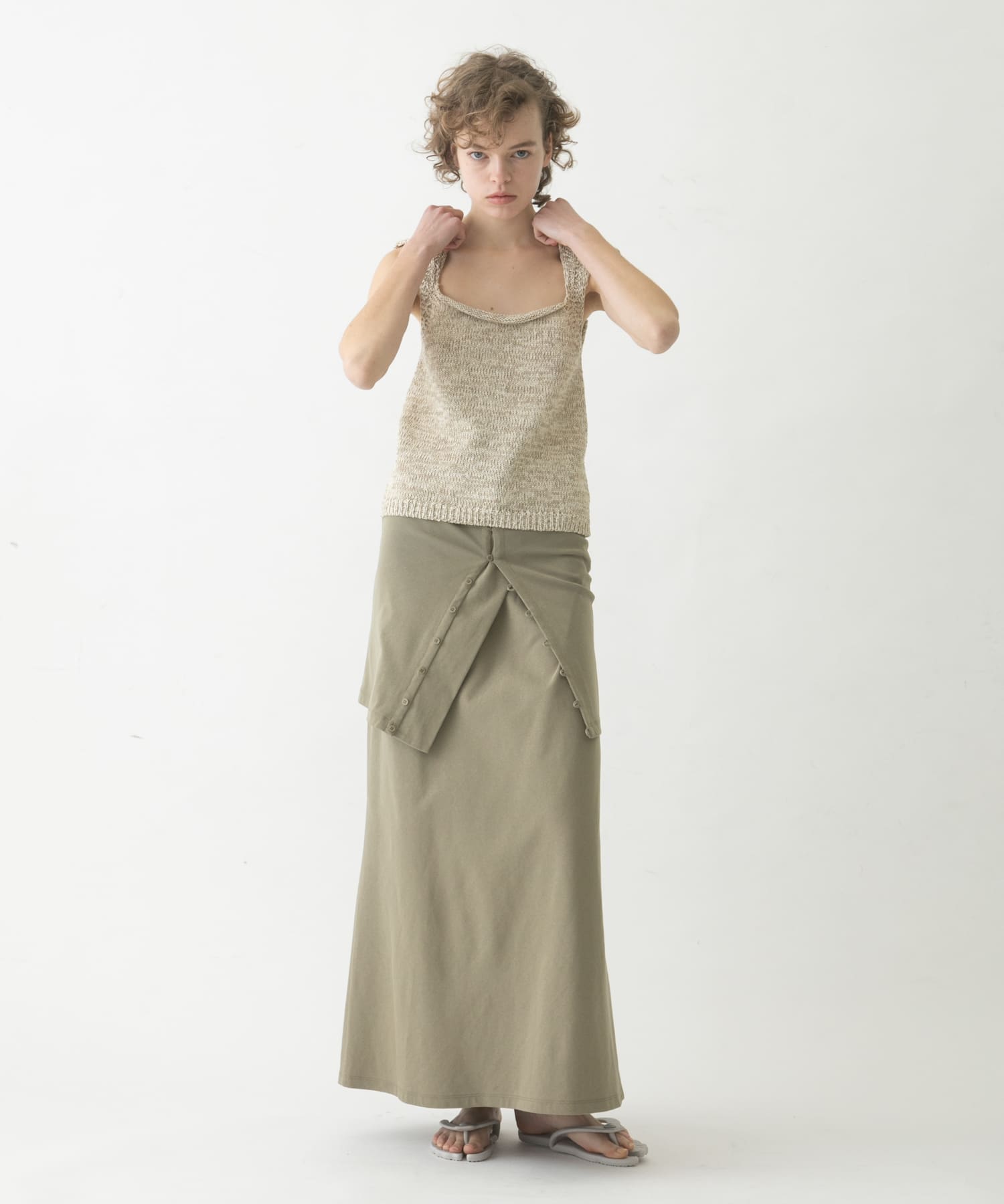 model : 174cm 着用サイズ : Free