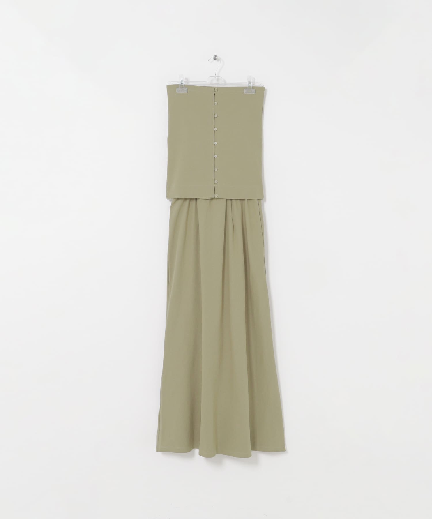 flare long  skirt  set ナッツ Free