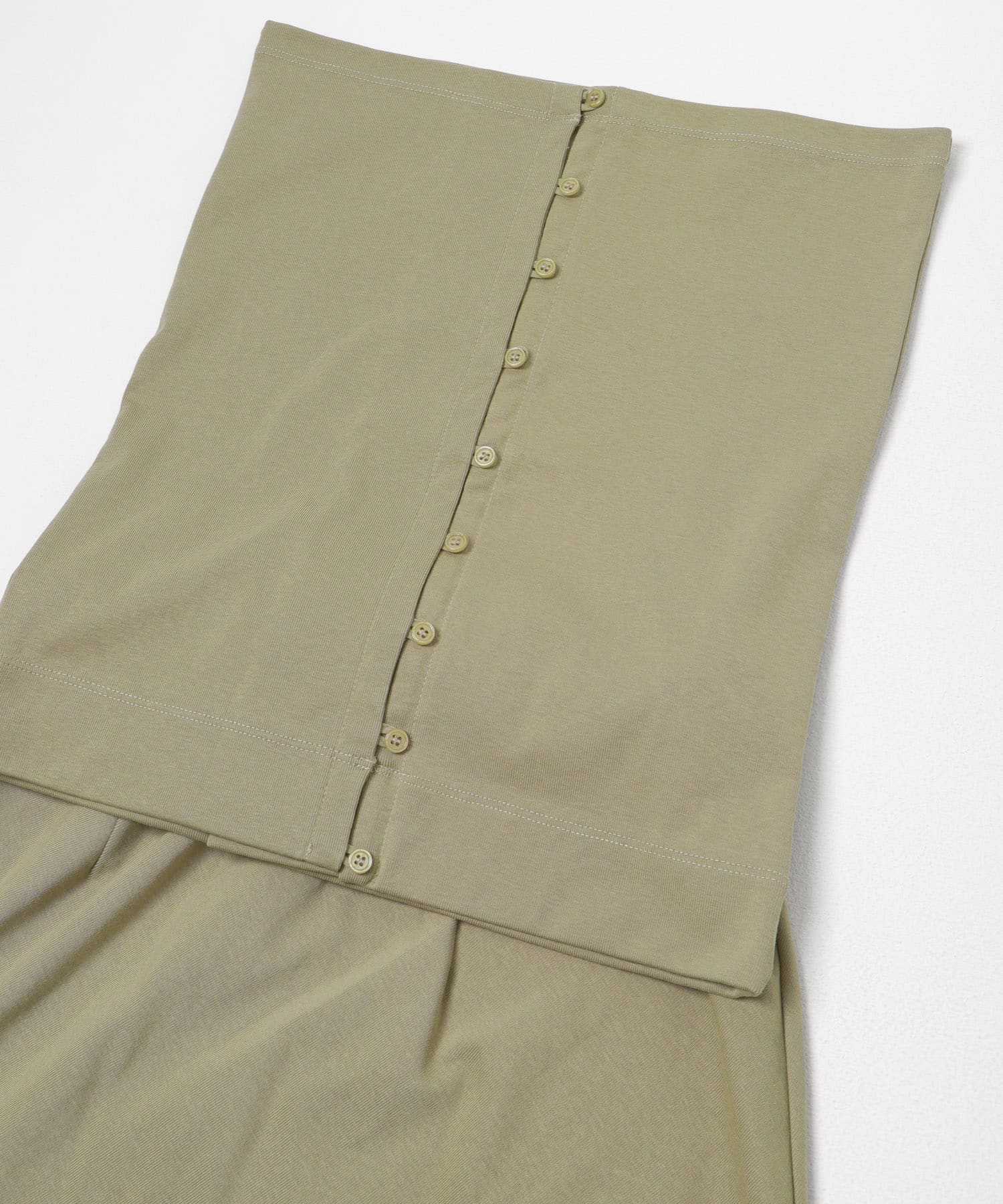 flare long  skirt  set ナッツ Free