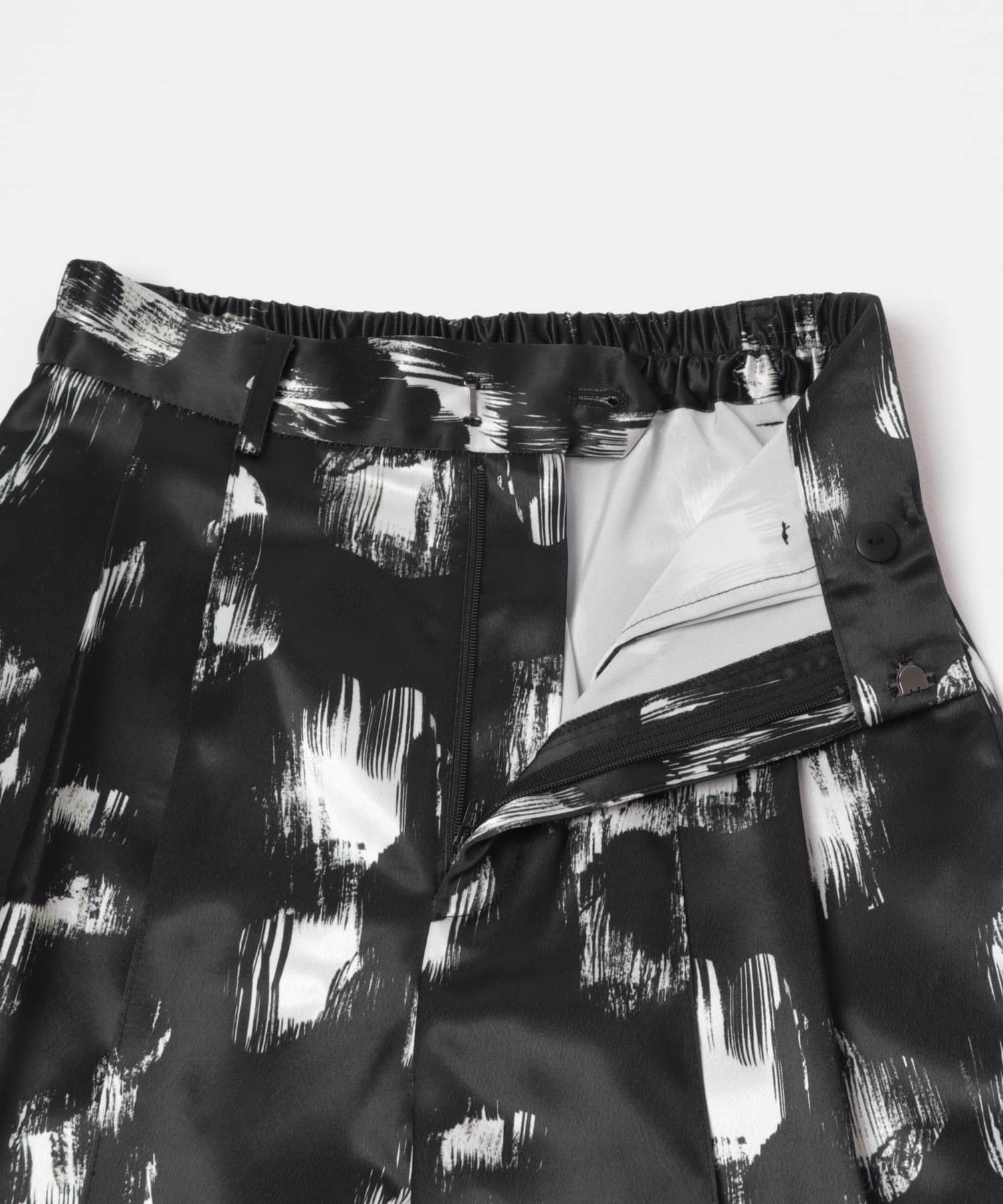 black flower pants フラワー Free