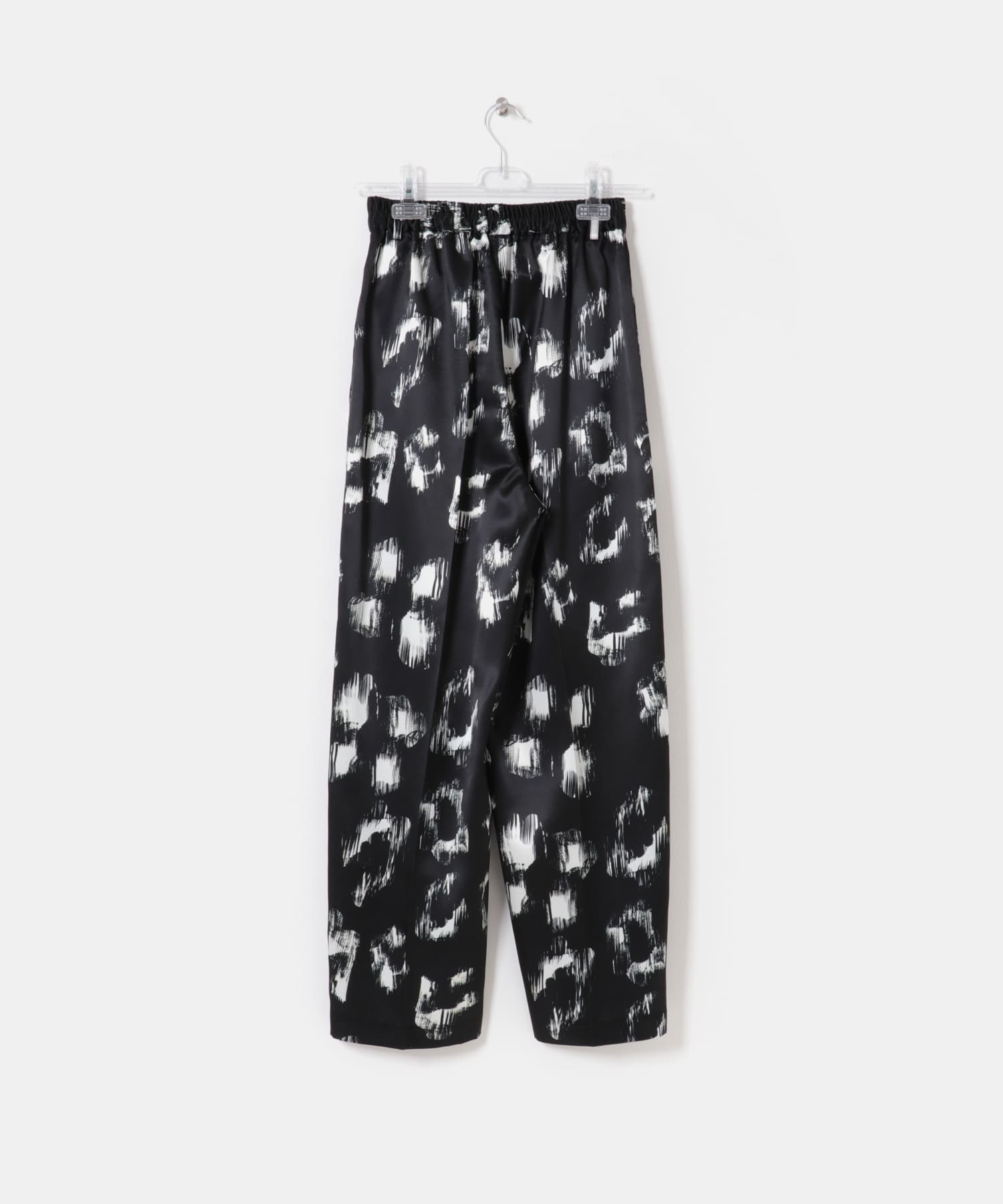 black flower pants フラワー Free