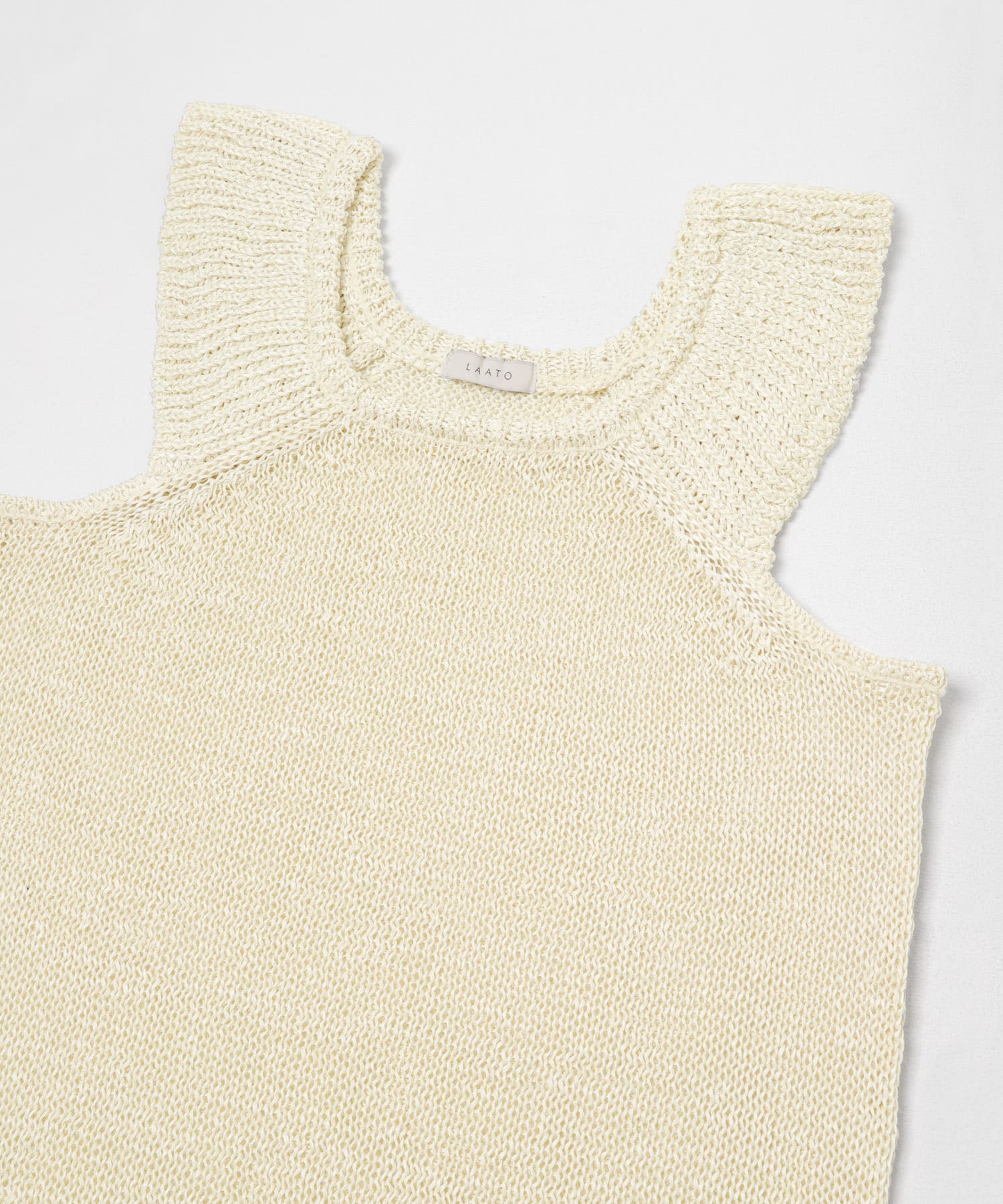 knit frill tunic クリーム Free