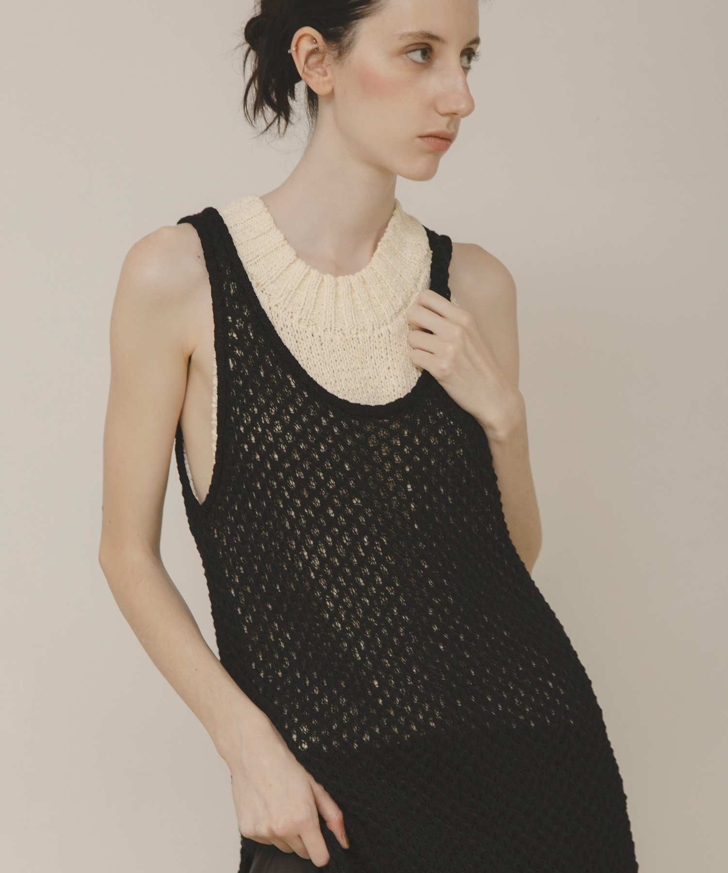 knit tunic vest