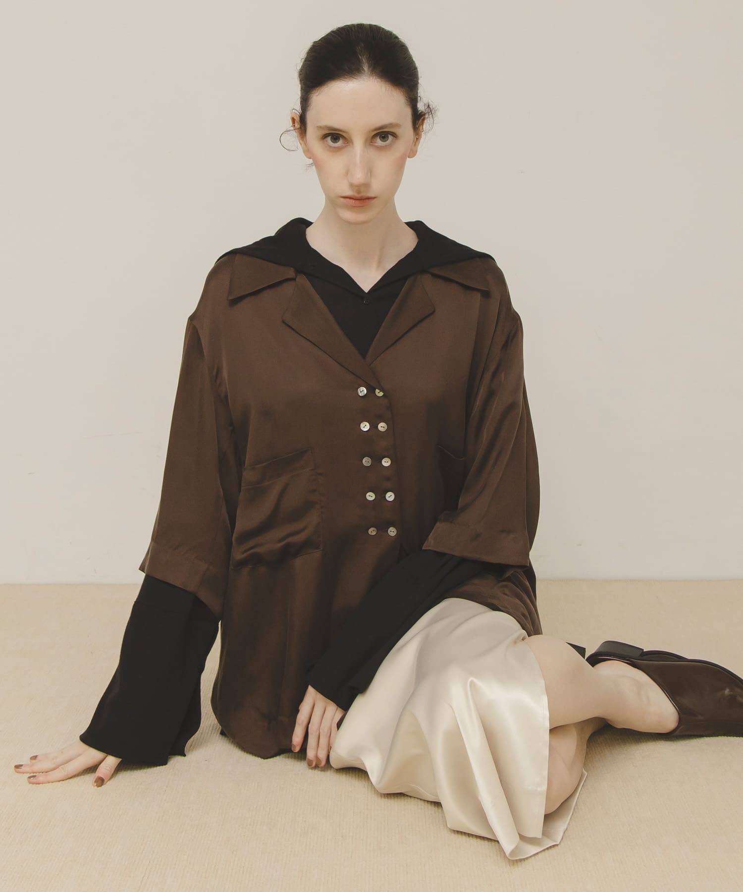 open collar shirts