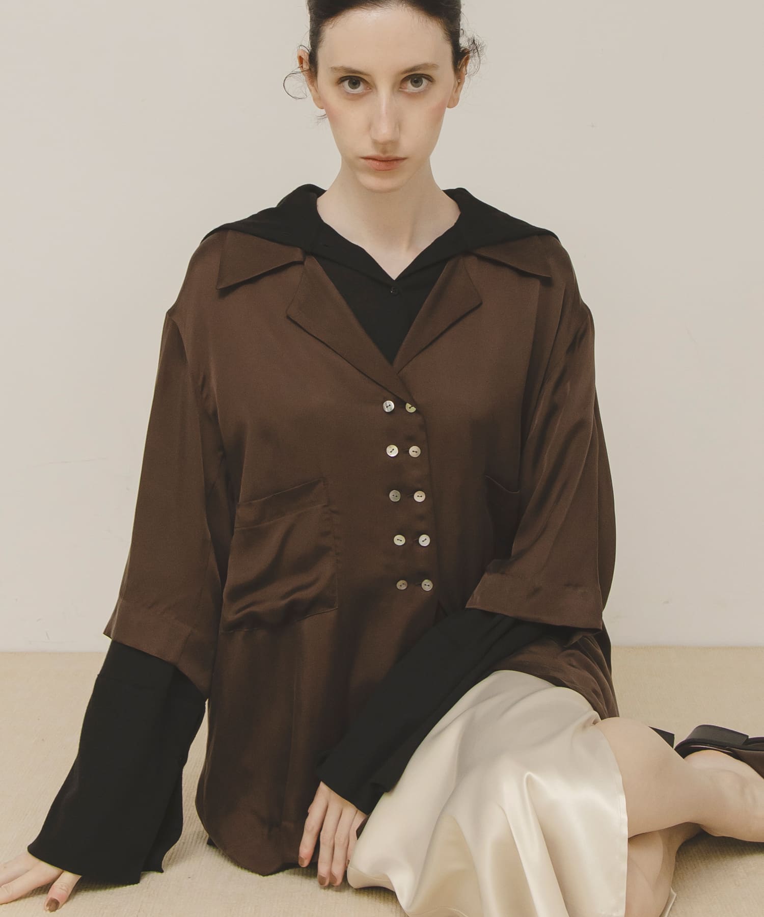 open collar shirts(Free チョコレート): トップス｜URBAN RESEARCH