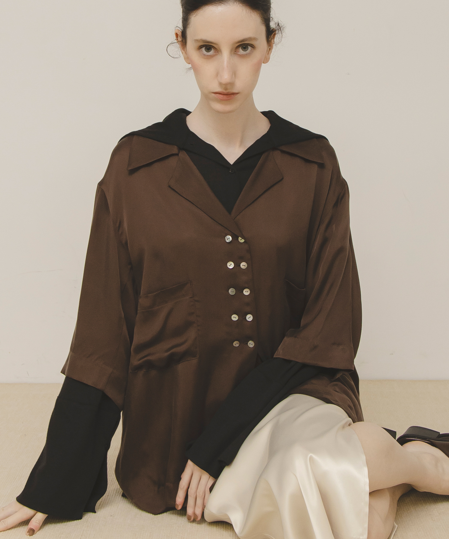 open collar shirts