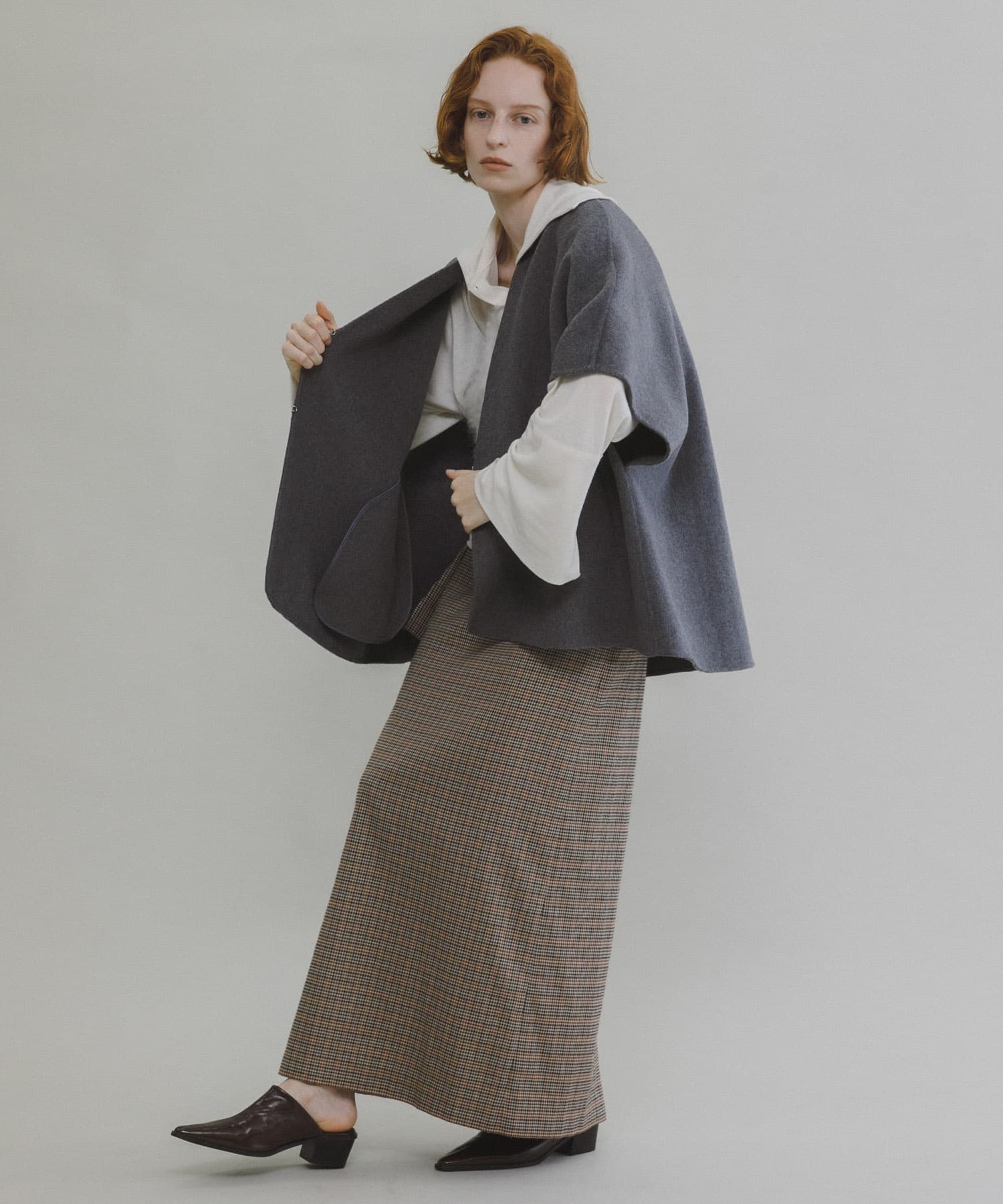 rever poncho  coat