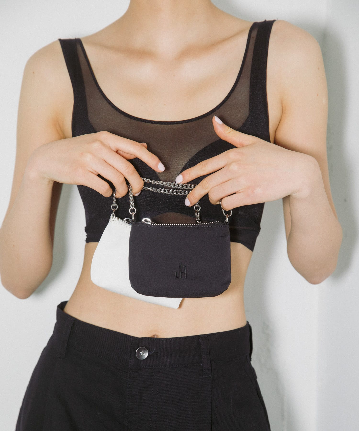 hun RODESKO　Dual pouch boston BLACK -