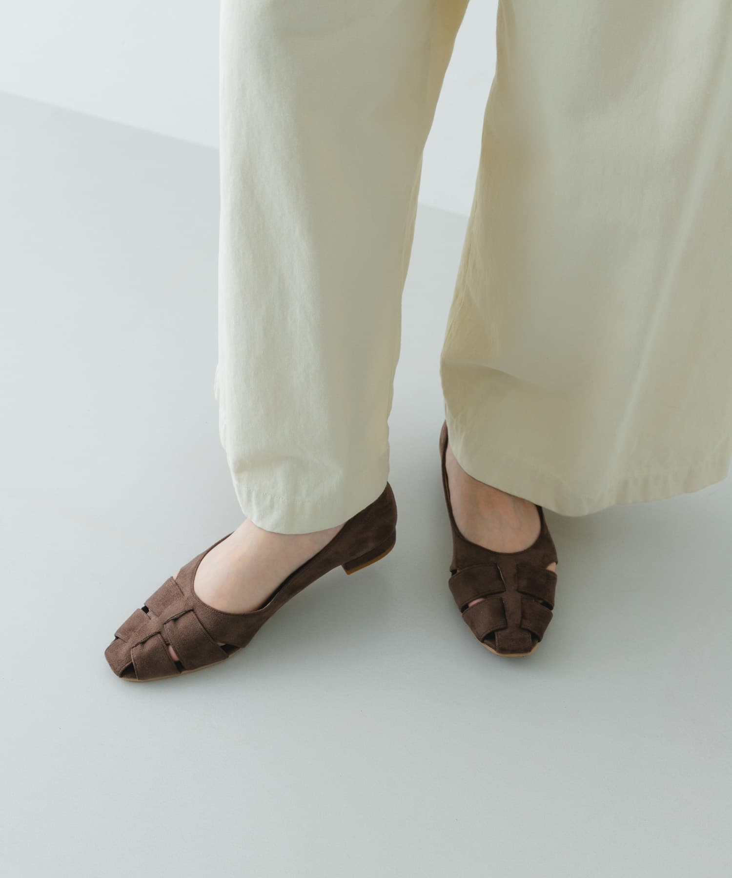 『MADE IN JAPAN』 1.5センチグルカパンプス BROWN 36