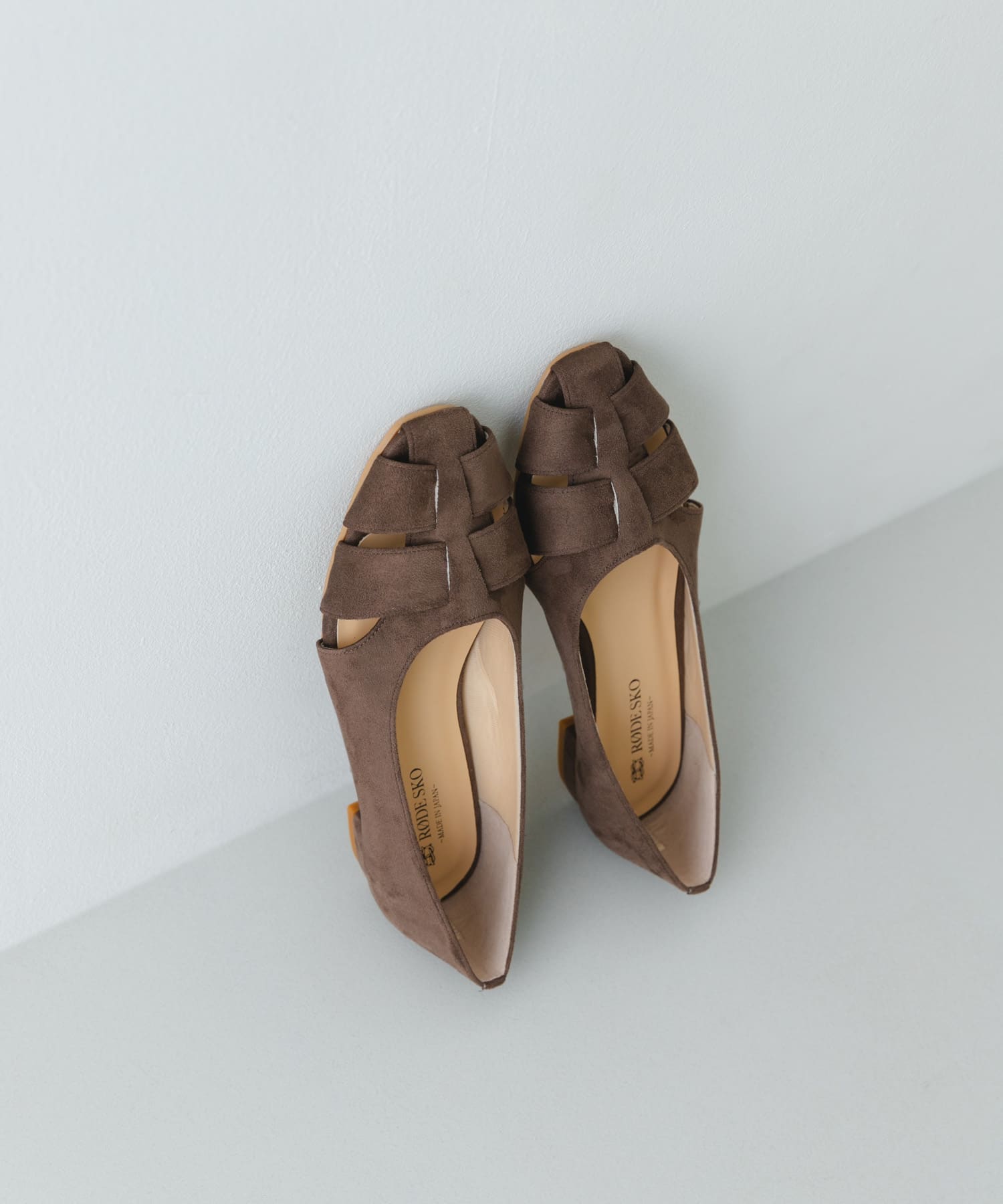 『MADE IN JAPAN』 1.5センチグルカパンプス BROWN 37
