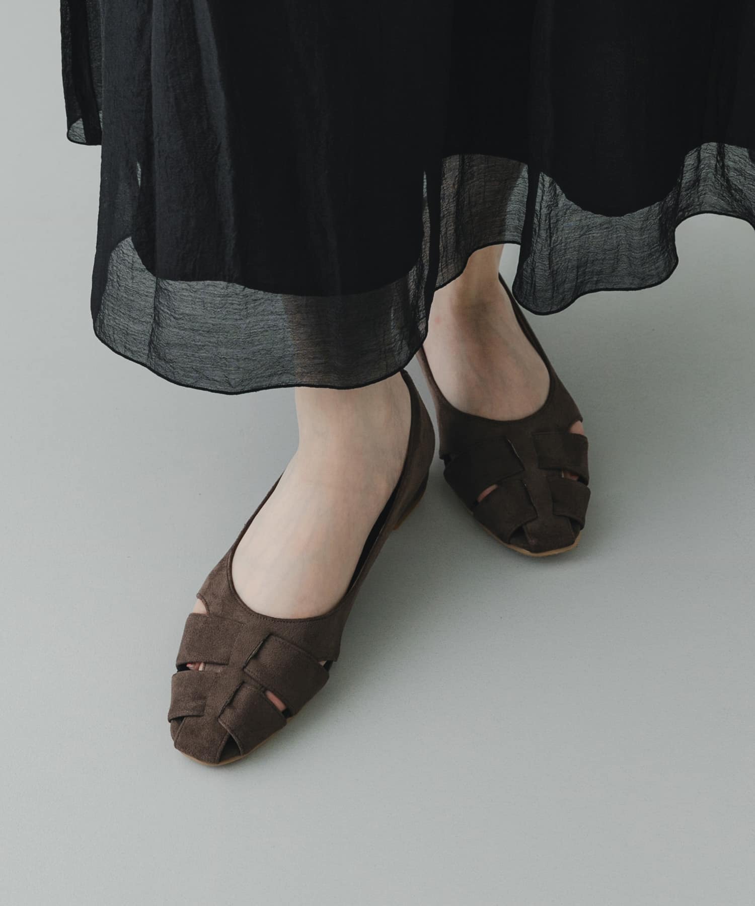 『MADE IN JAPAN』 1.5センチグルカパンプス BROWN 36