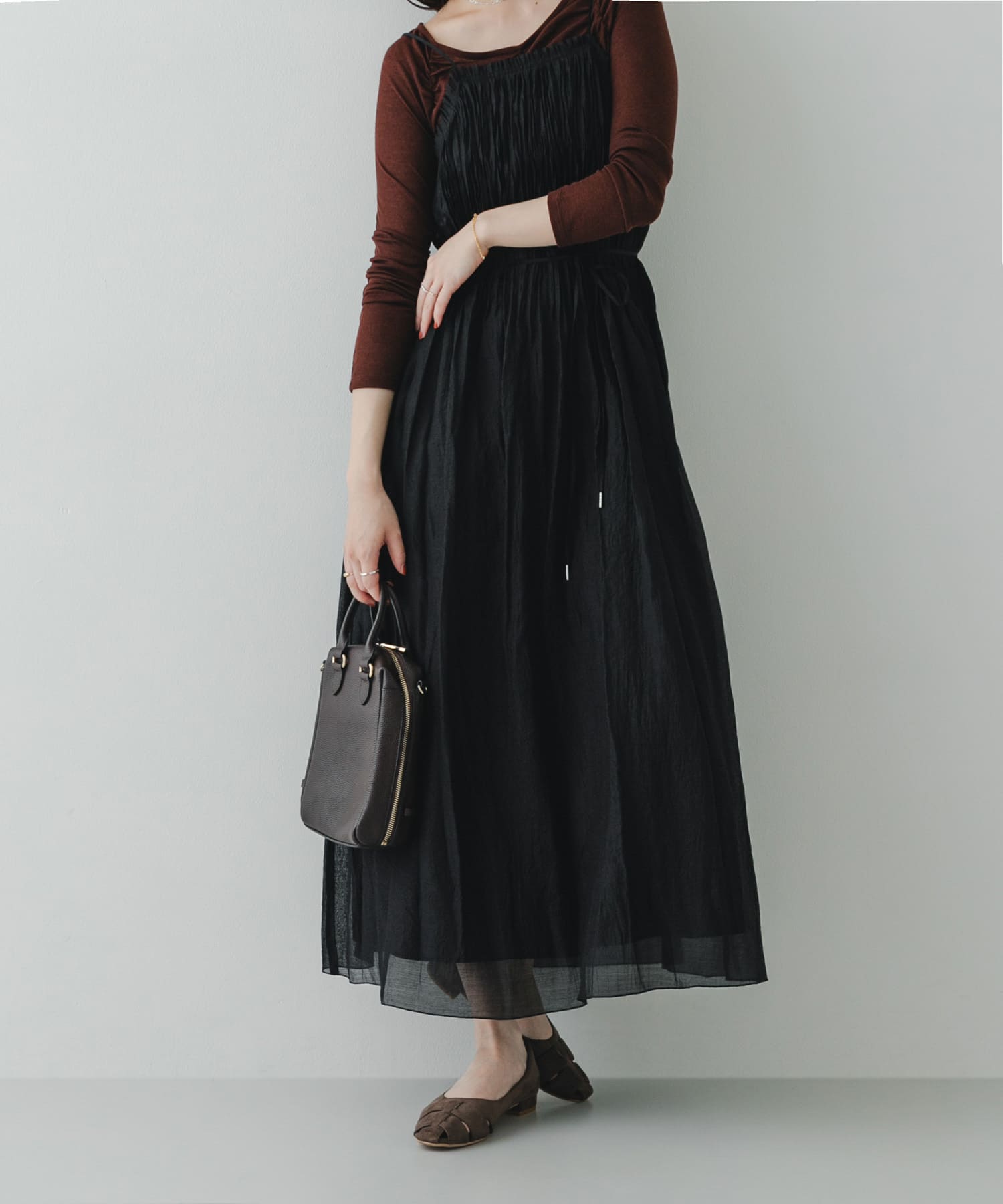 『MADE IN JAPAN』 1.5センチグルカパンプス BROWN 36