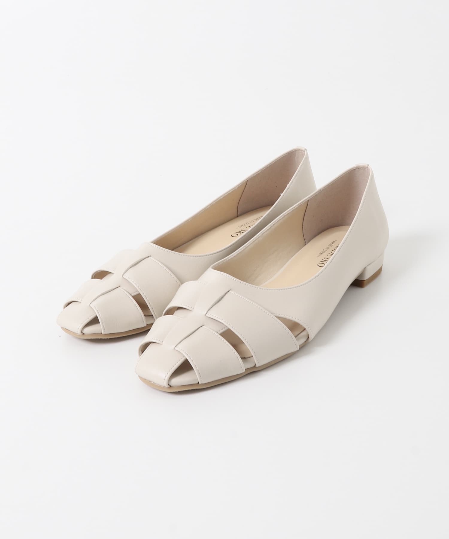 『MADE IN JAPAN』 1.5センチグルカパンプス IVORY 36