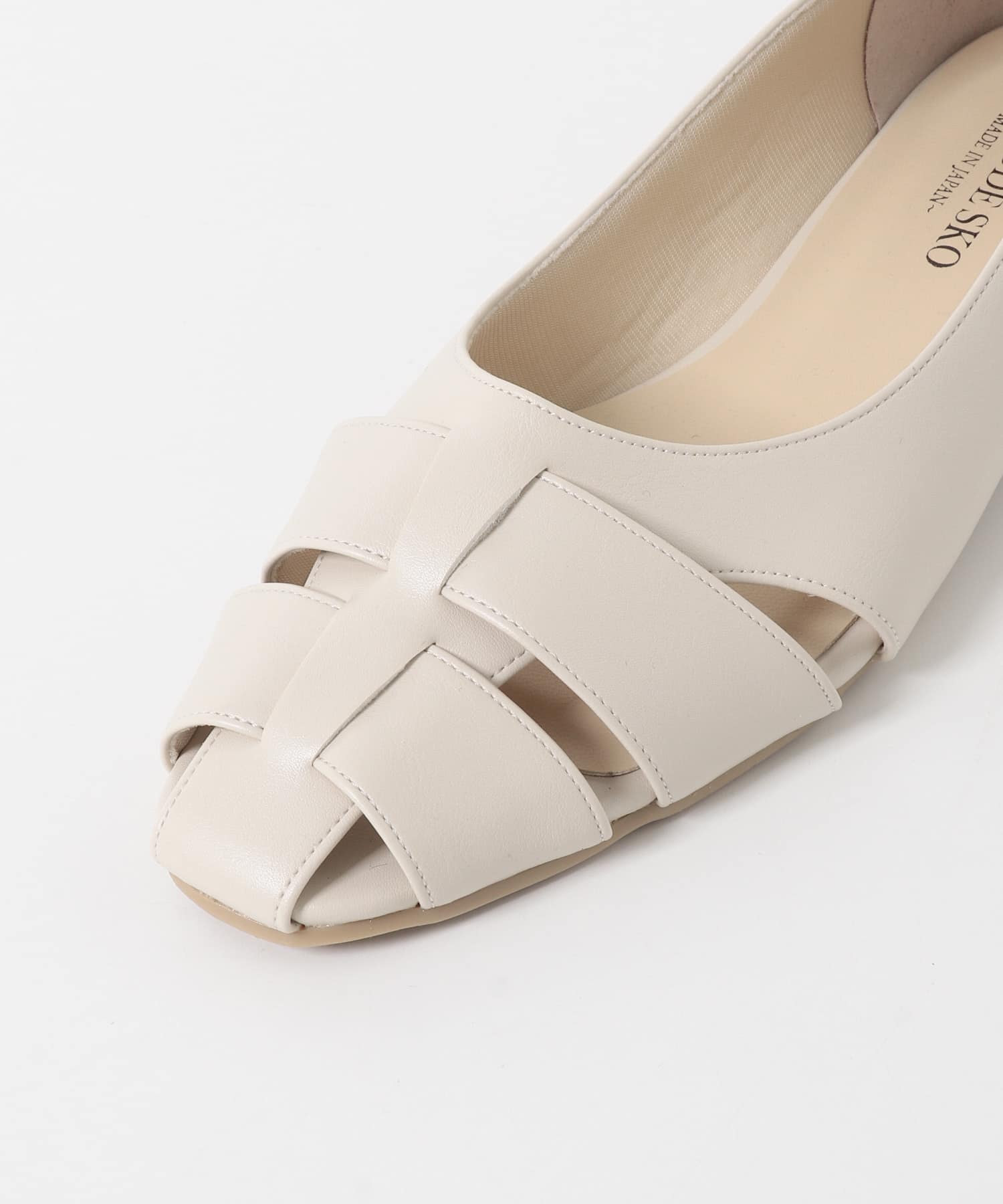 『MADE IN JAPAN』 1.5センチグルカパンプス IVORY 36