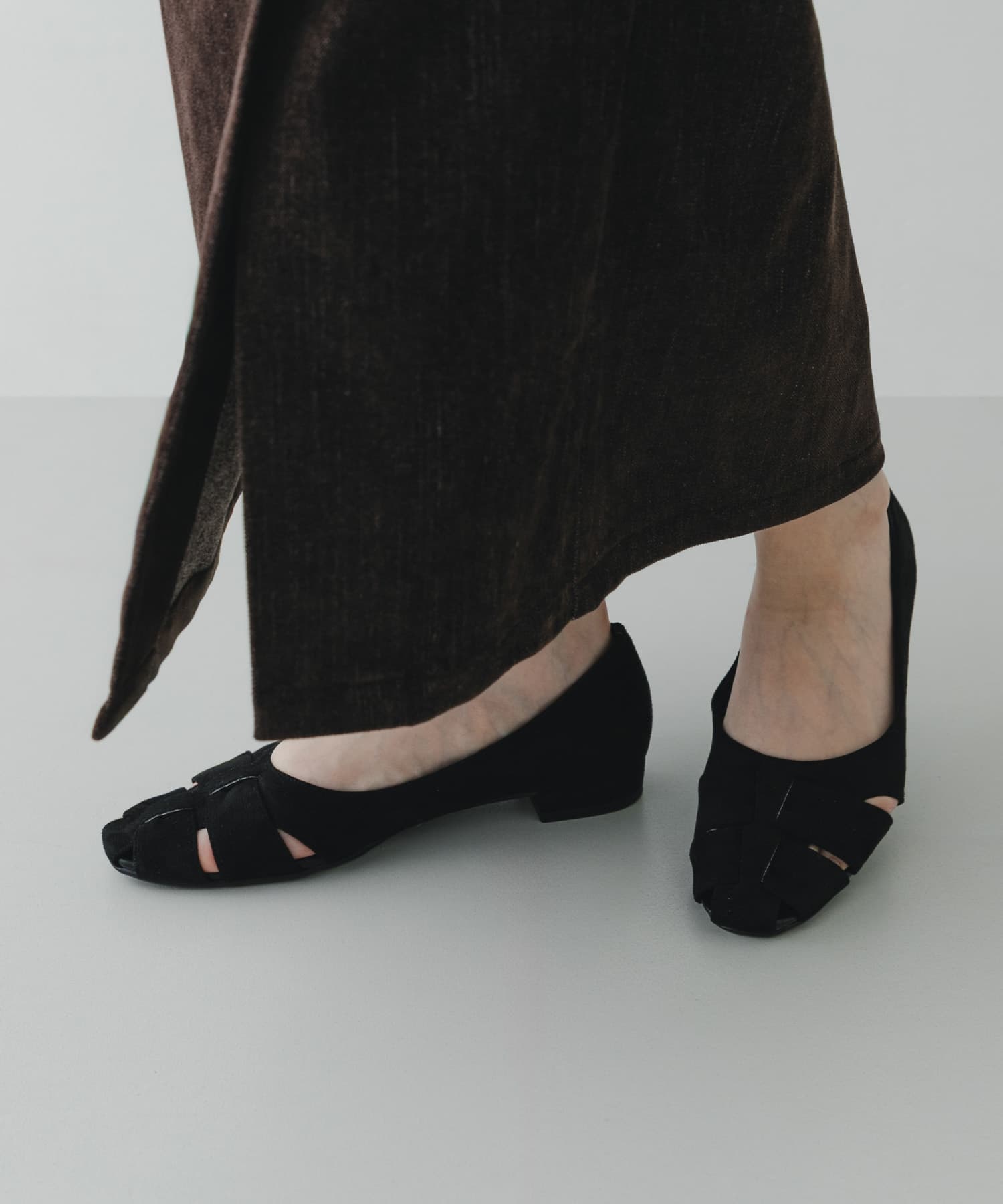 『MADE IN JAPAN』 1.5センチグルカパンプス BLACK/S 36
