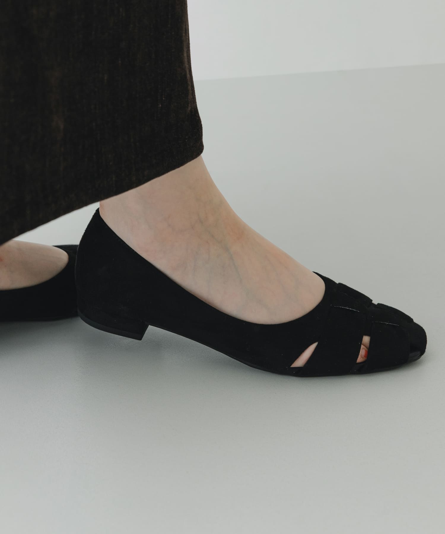 『MADE IN JAPAN』 1.5センチグルカパンプス BLACK/S 36