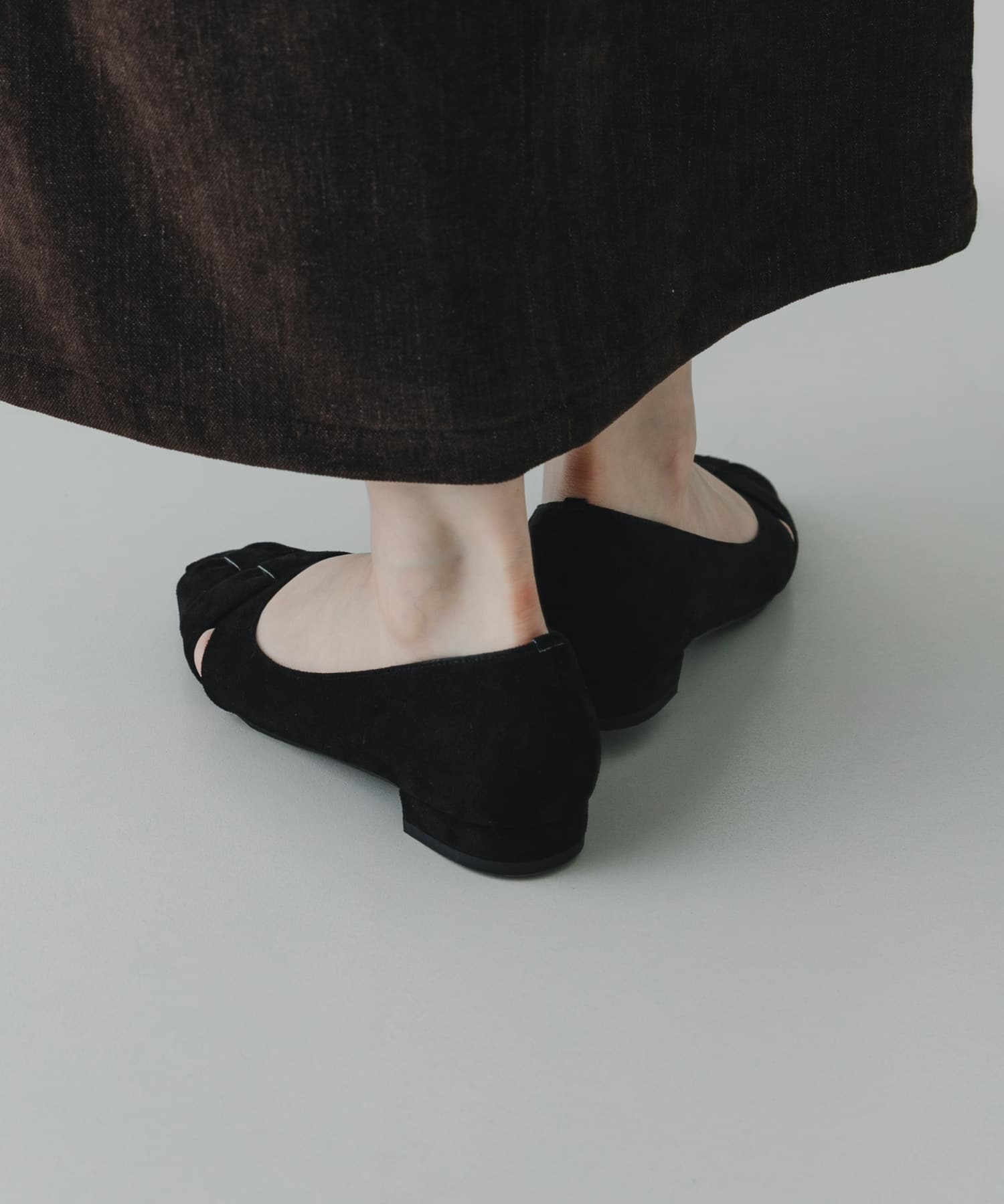 『MADE IN JAPAN』 1.5センチグルカパンプス BLACK/S 36
