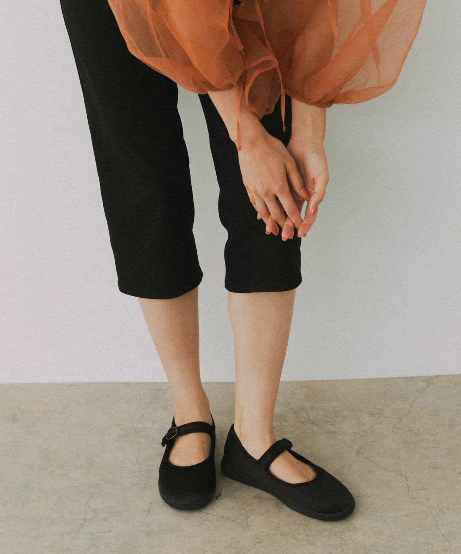 撥水メリージェーン BLACK 36