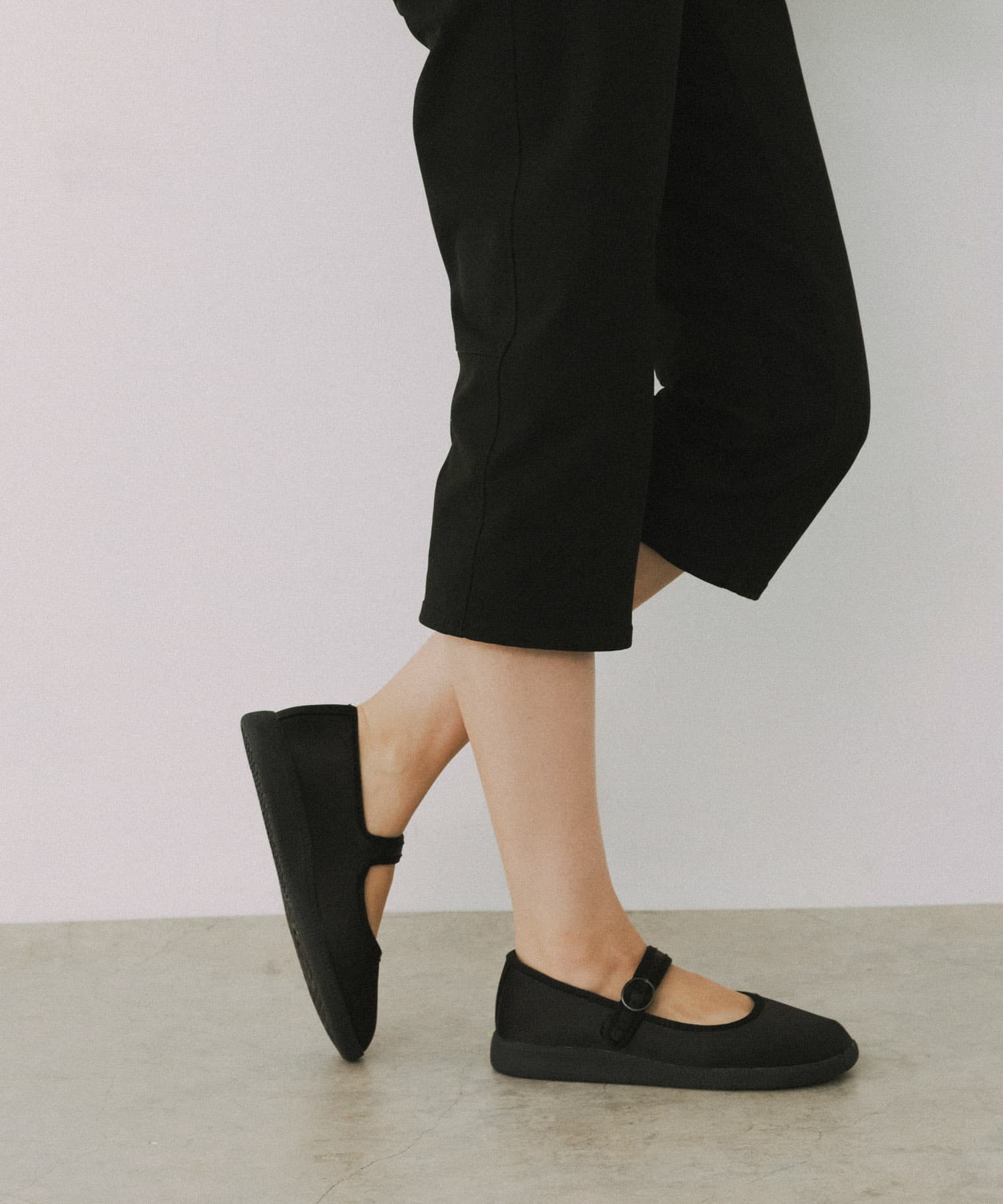 撥水メリージェーン BLACK 36