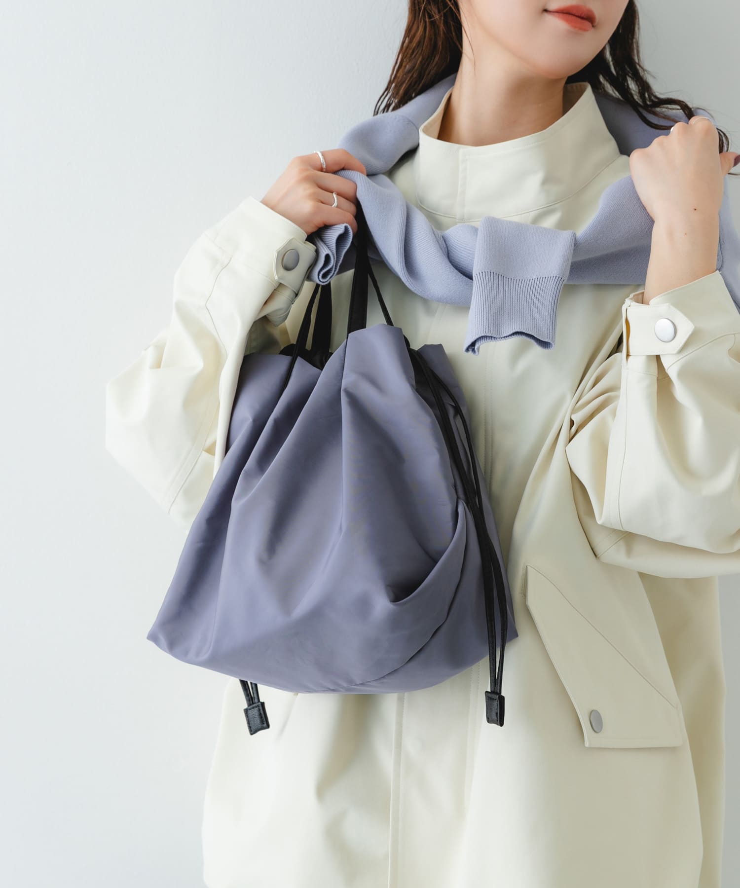 ウォーターレペレントミニショルダー(One LIGHT GRAY): バッグ｜URBAN