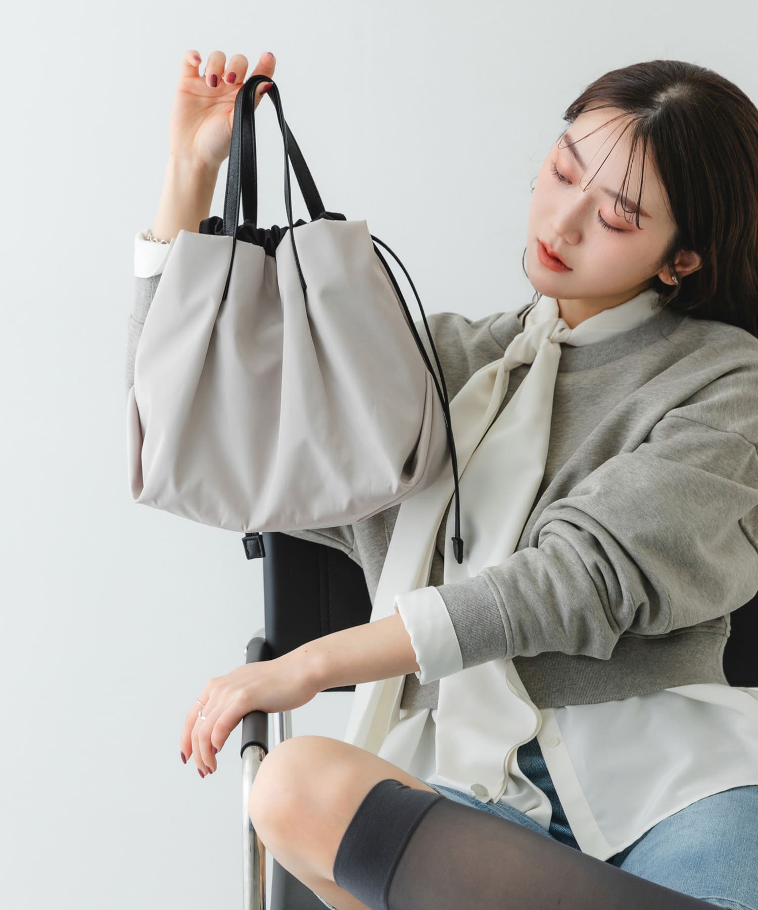 ウォーターレペレントミニショルダー LIGHT GRAY One