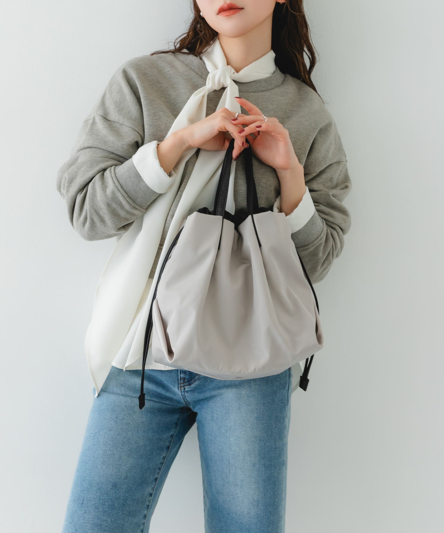 ウォーターレペレントミニショルダー LIGHT GRAY One