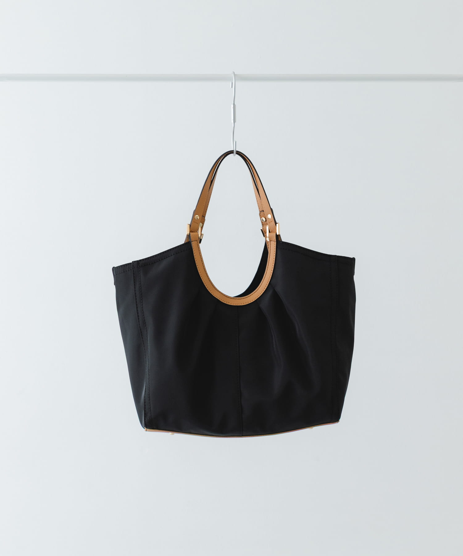 撥水ギャザータックトートバッグ