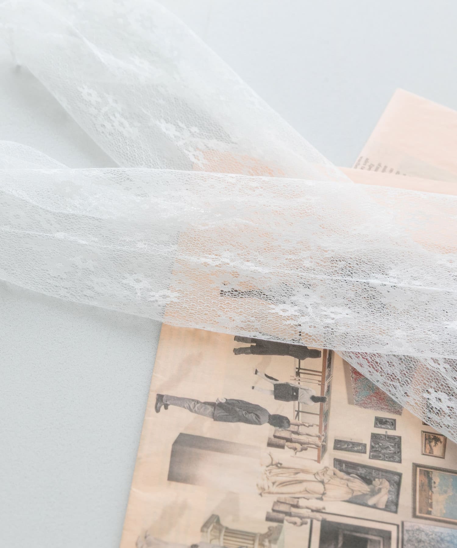 レースアームカバー WHITE One