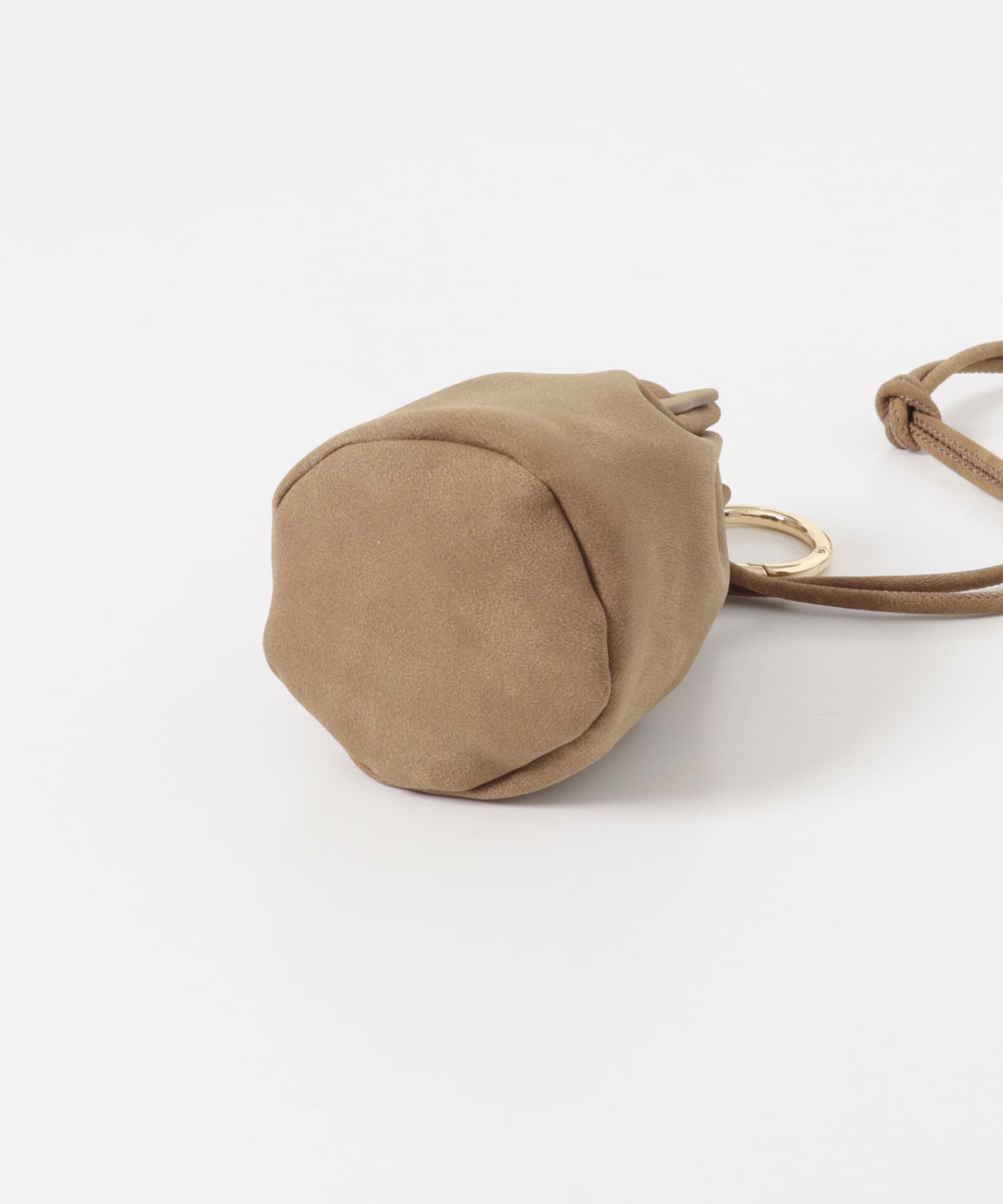 『別注』Hashibami×RODESKO　スエードバッグチャーム CAMEL One