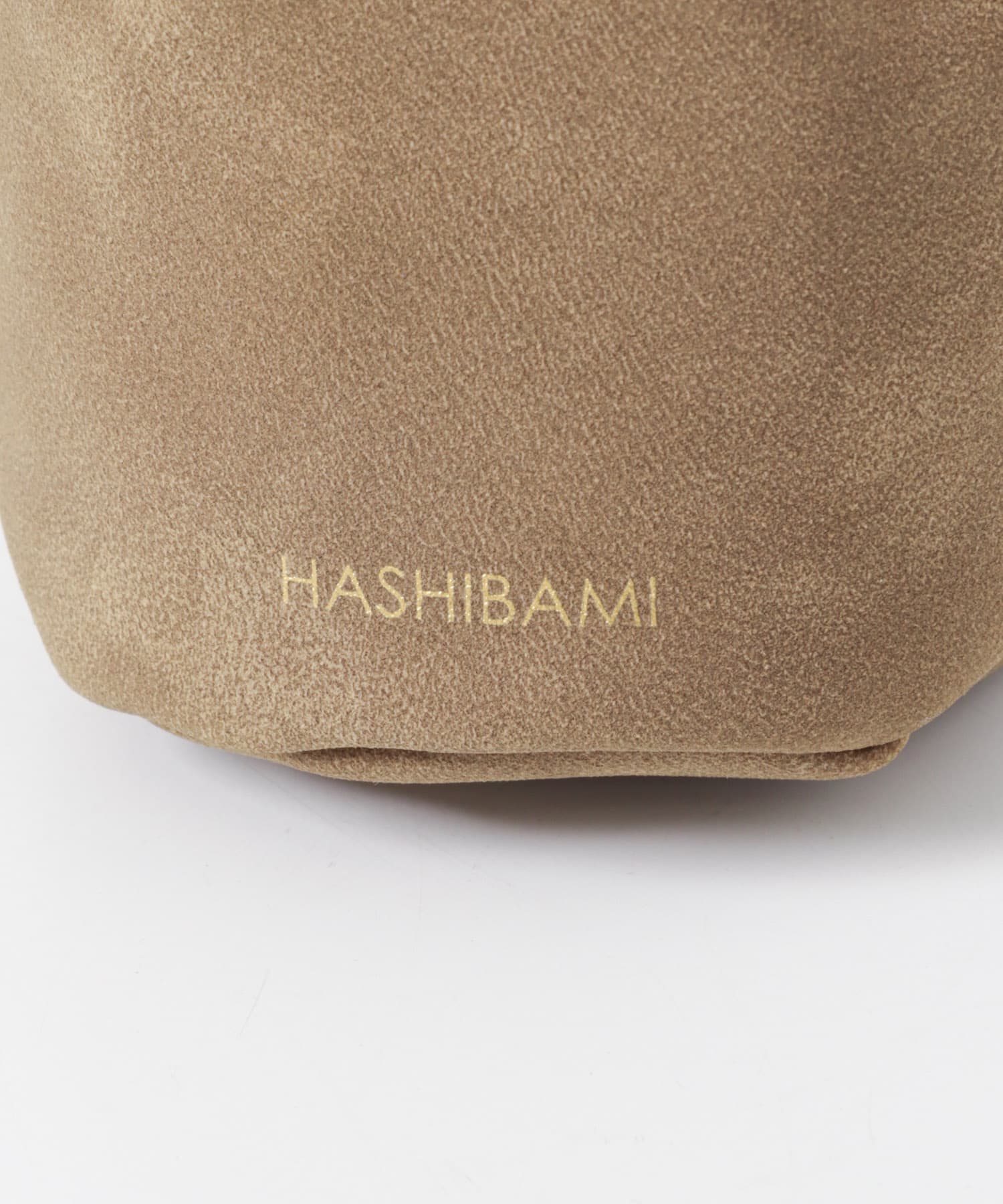 『別注』Hashibami×RODESKO　スエードバッグチャーム CAMEL One