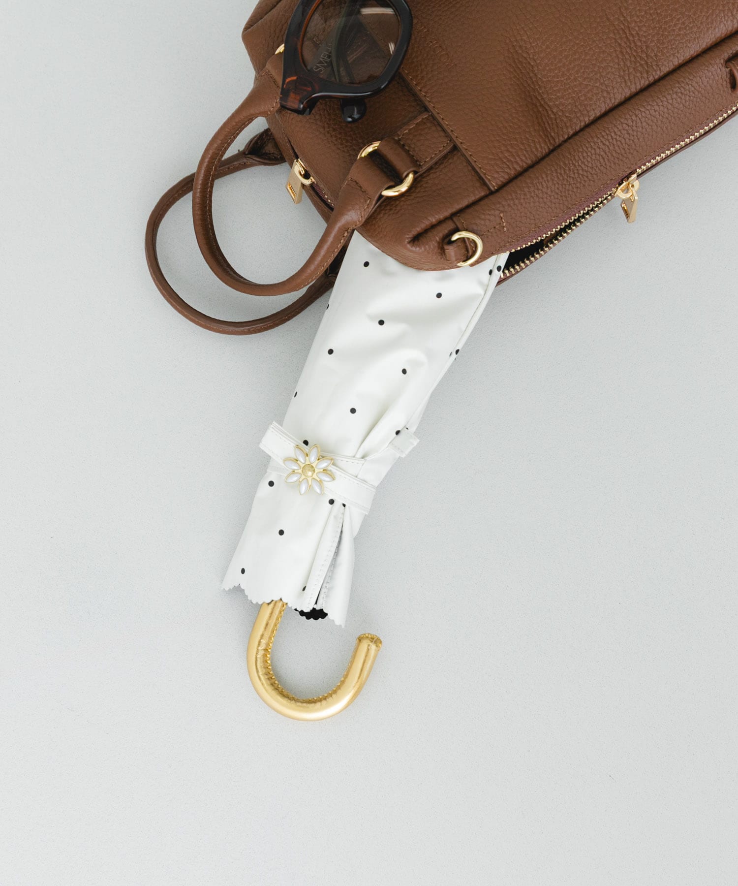 Wpc.　レースカットドット日傘 OFF One