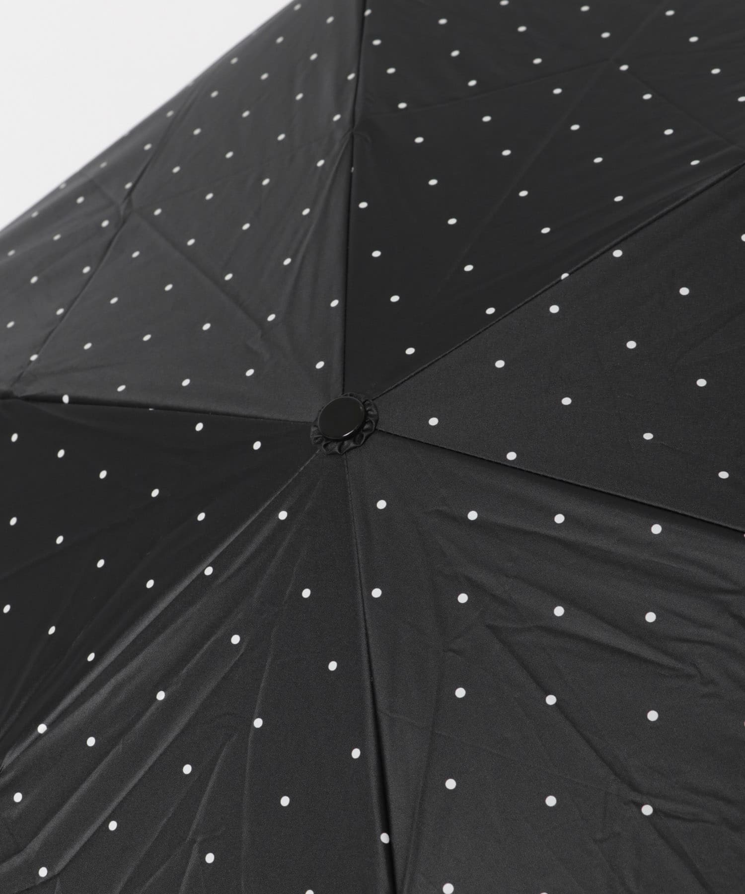 Wpc.　レースカットドット日傘 BLACK One