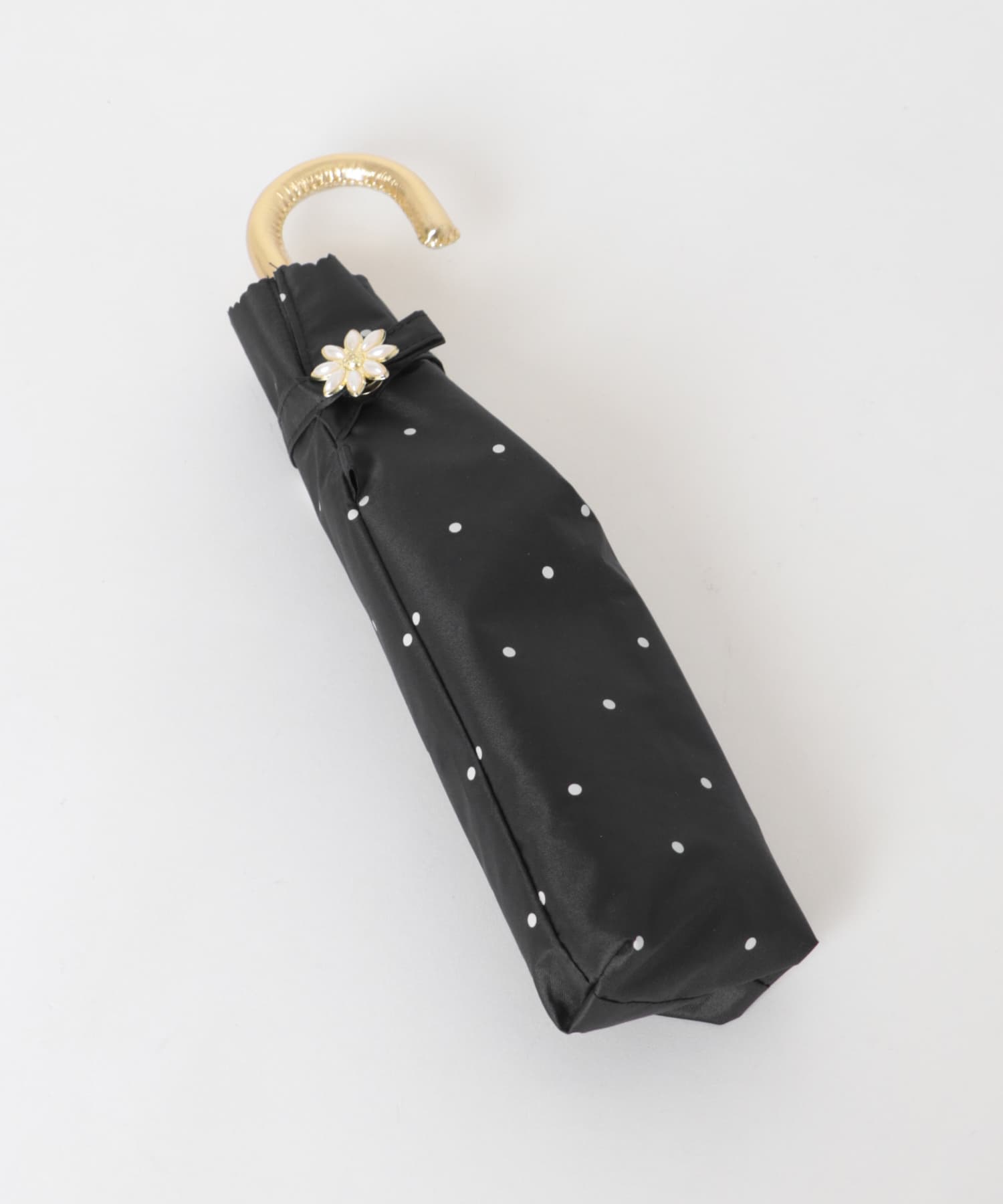 Wpc.　レースカットドット日傘 BLACK One