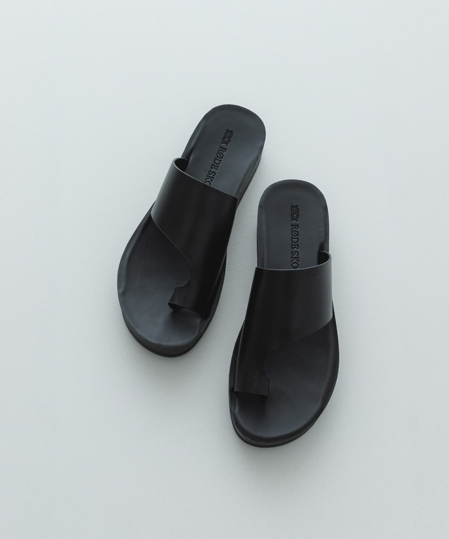 厚底トングサンダル BLACK 36
