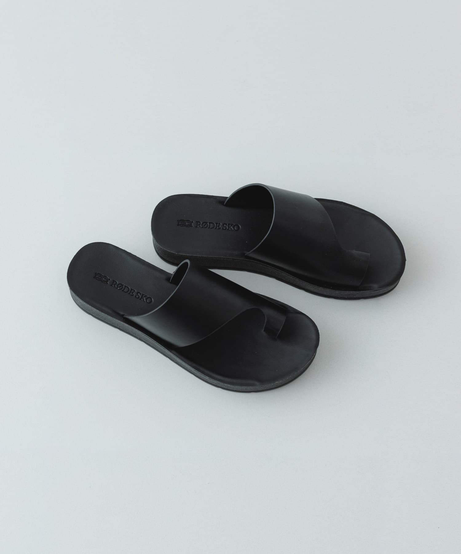 厚底トングサンダル BLACK 36