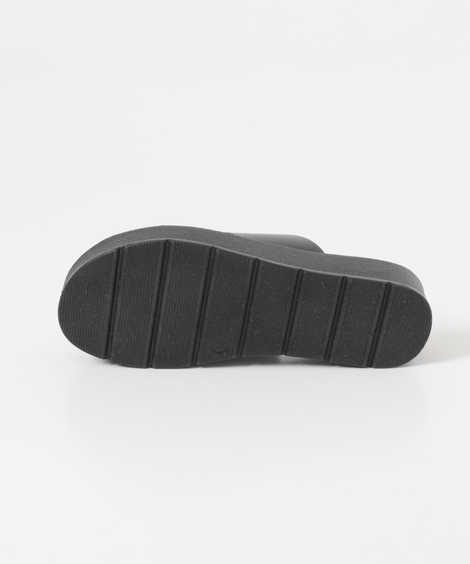 厚底トングサンダル BLACK 36