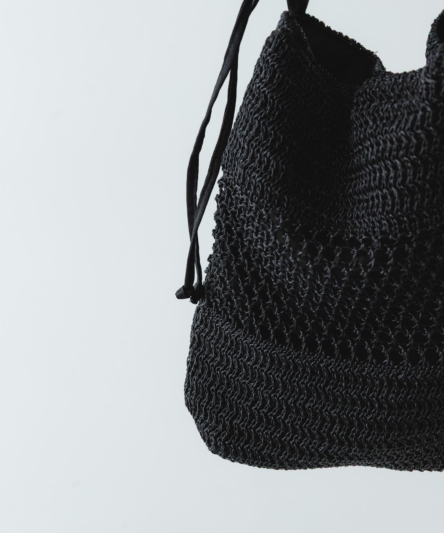 2WAYギャザーショルダーラメバッグ BLACK One