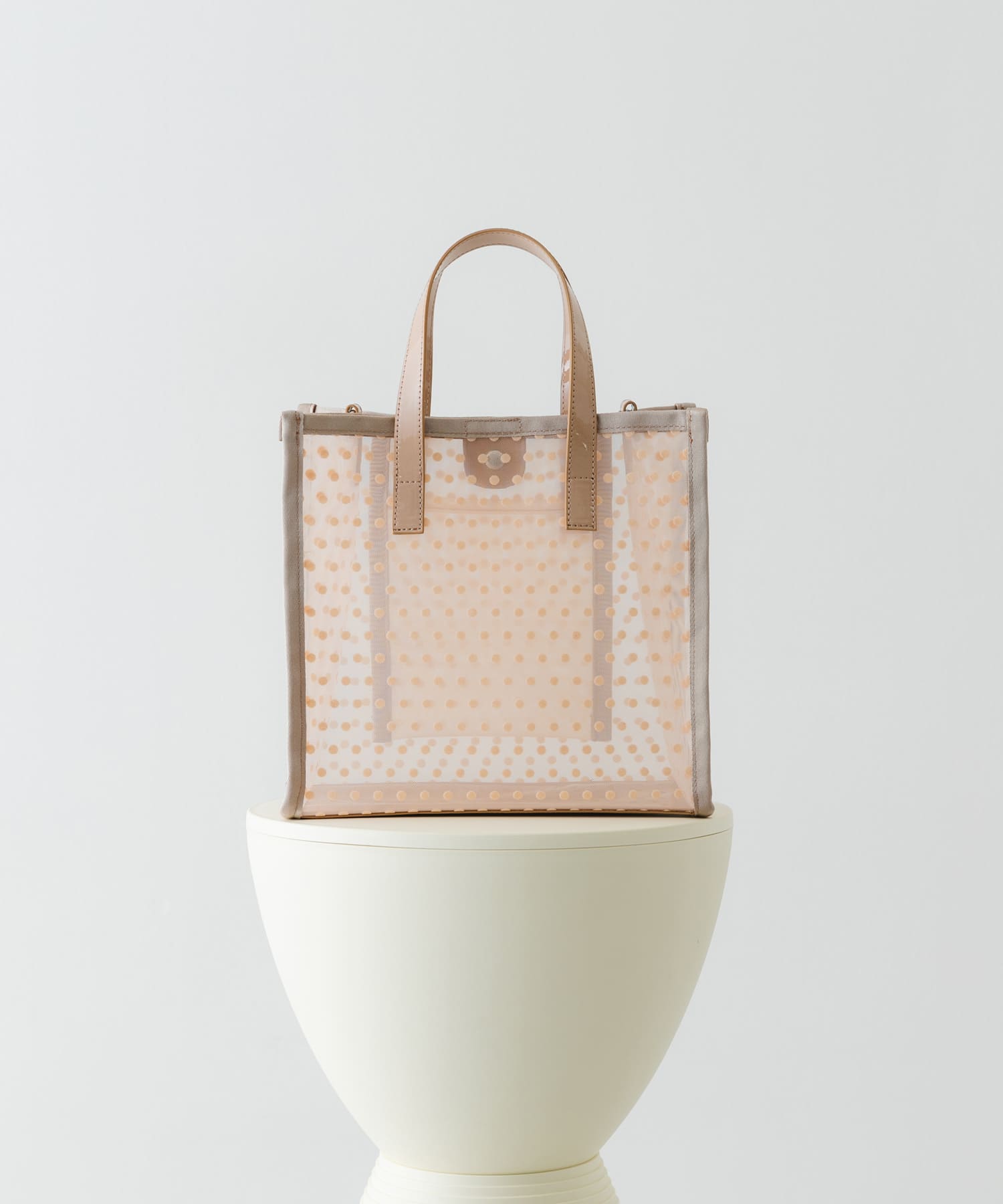 ドットシアーバッグ BEIGE -