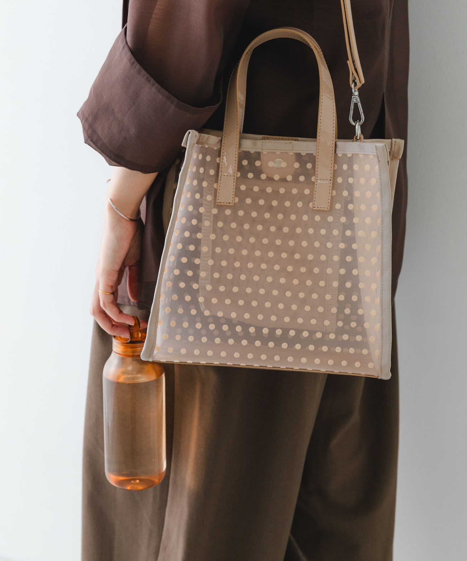ドットシアーバッグ BEIGE -