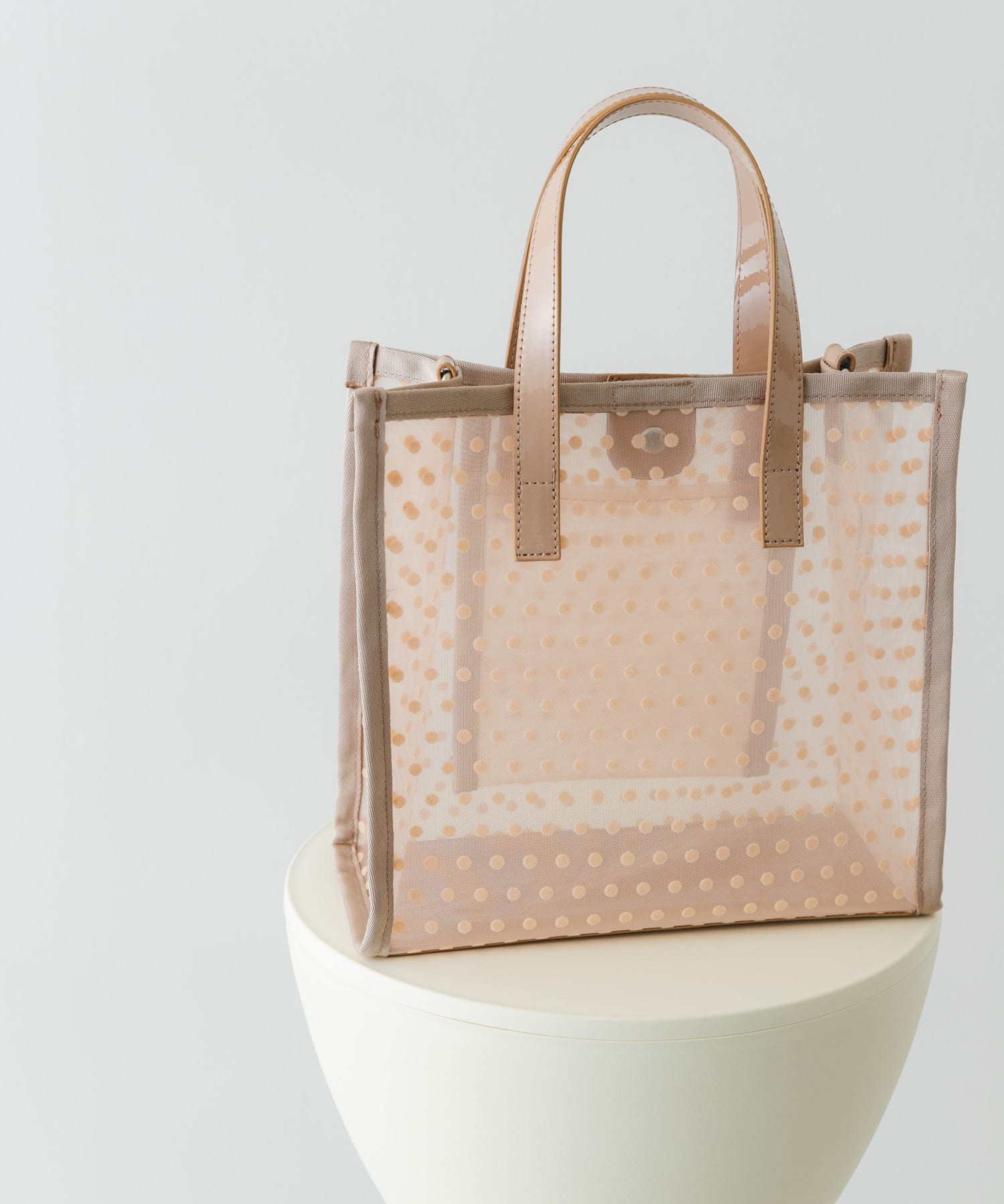 ドットシアーバッグ BEIGE -