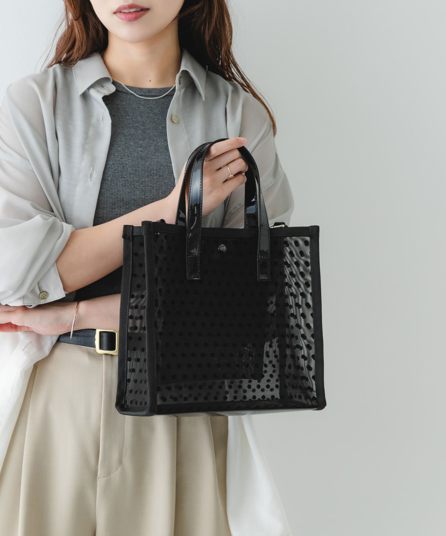 ドットシアーバッグ BLACK -