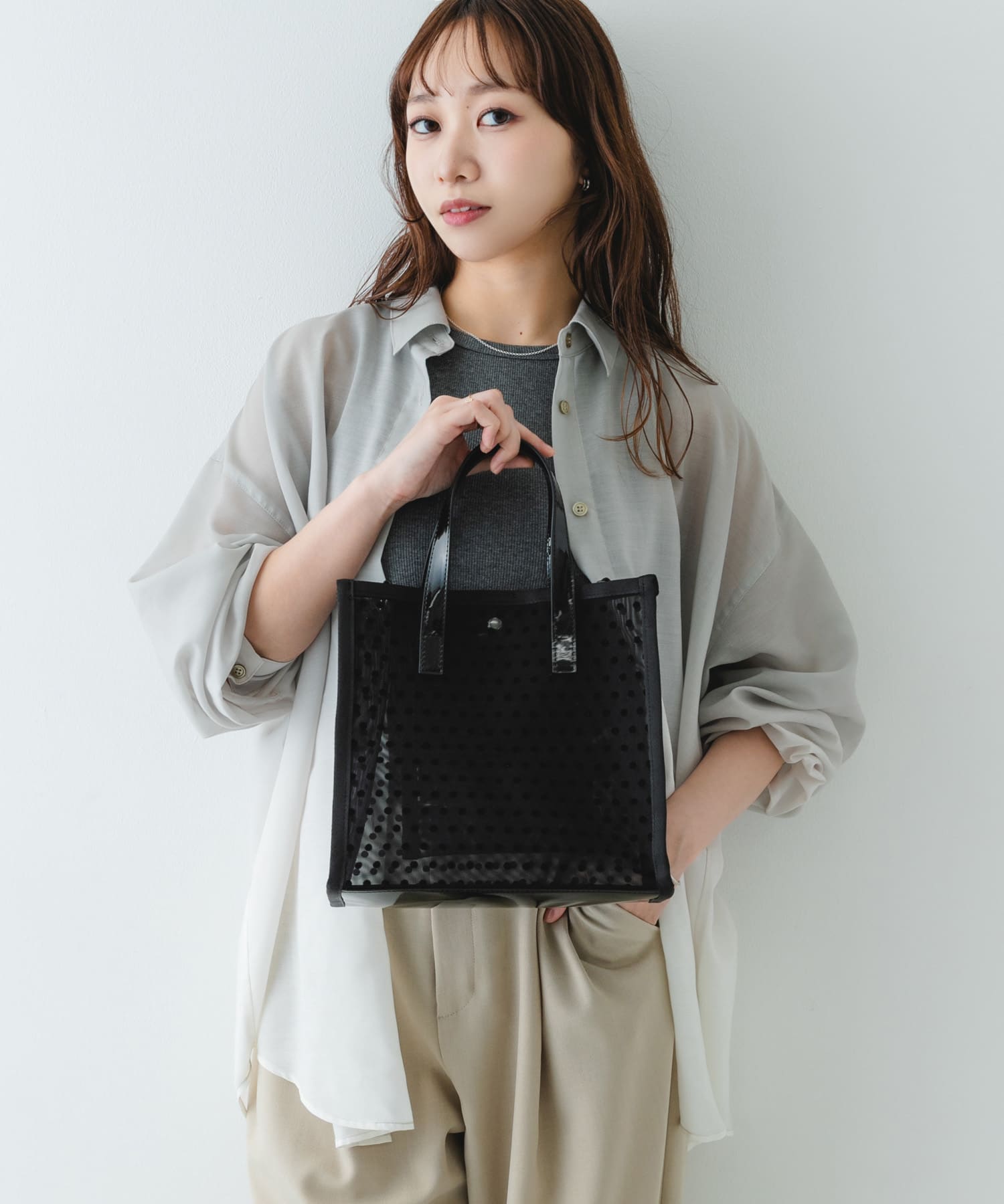 ドットシアーバッグ BLACK -